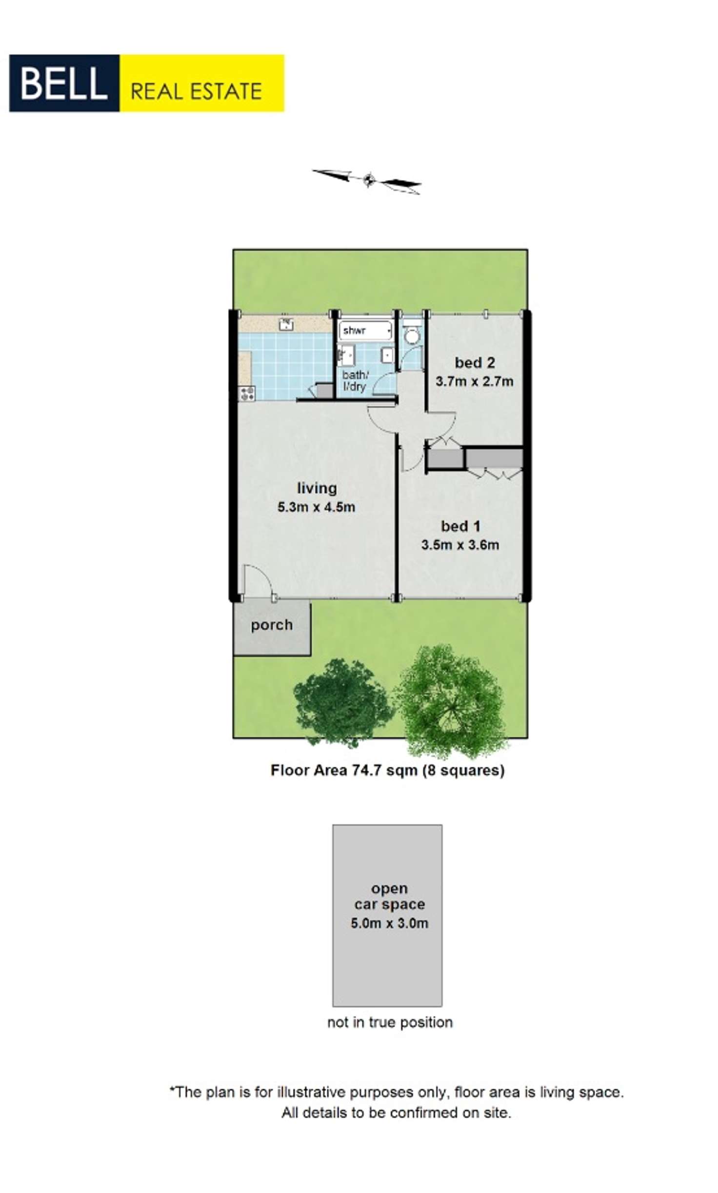Floorplan of Homely unit listing, 5/20 Ashby Way, Kilsyth VIC 3137