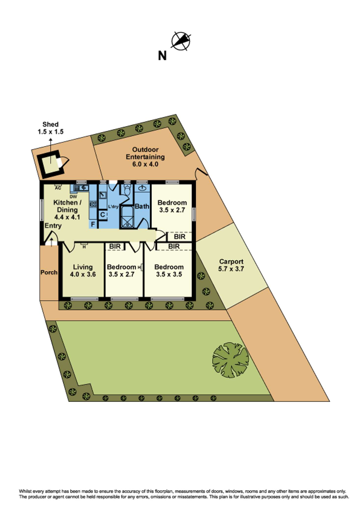 Floorplan of Homely house listing, 1/5 Isaacs Street, Laverton VIC 3028