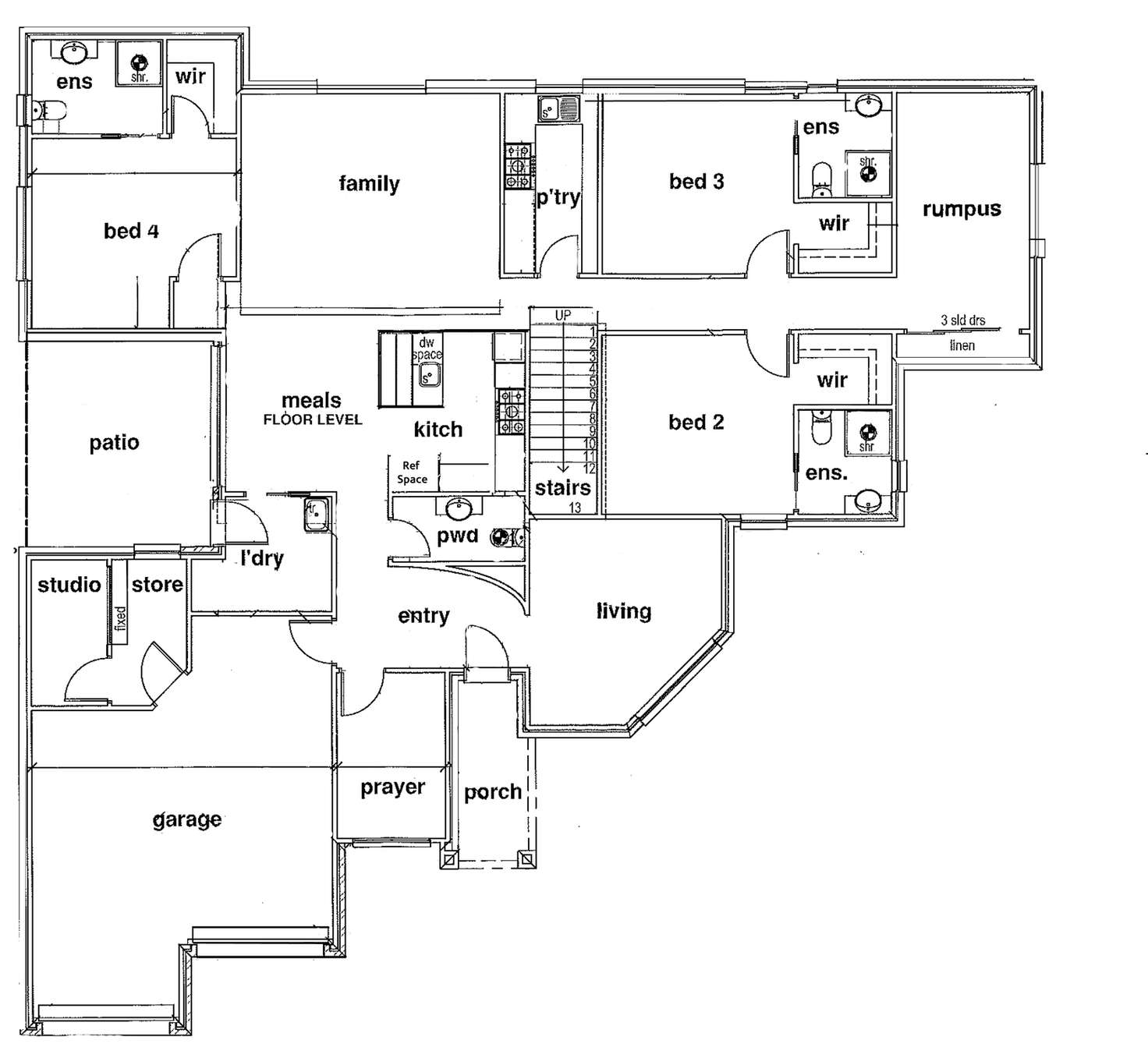 Floorplan of Homely house listing, 20 Banfield Place, Lyndhurst VIC 3975