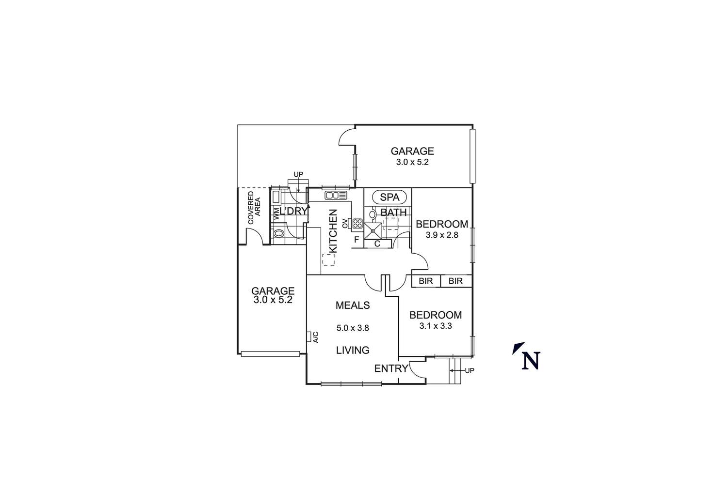 Floorplan of Homely unit listing, 1/13 Gipps Avenue, Mordialloc VIC 3195