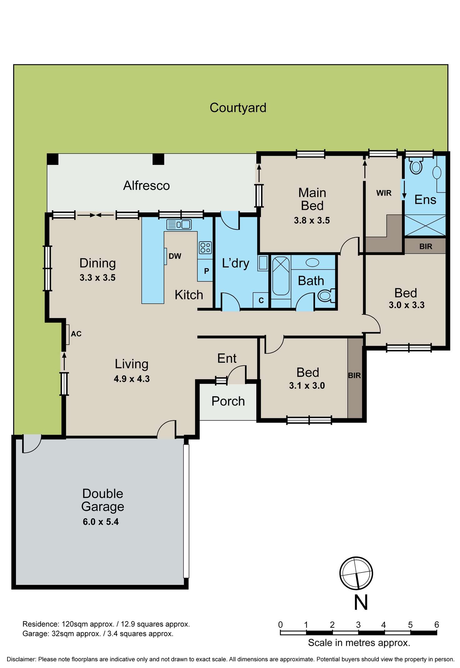 Floorplan of Homely unit listing, 68A Fraser Avenue, Edithvale VIC 3196