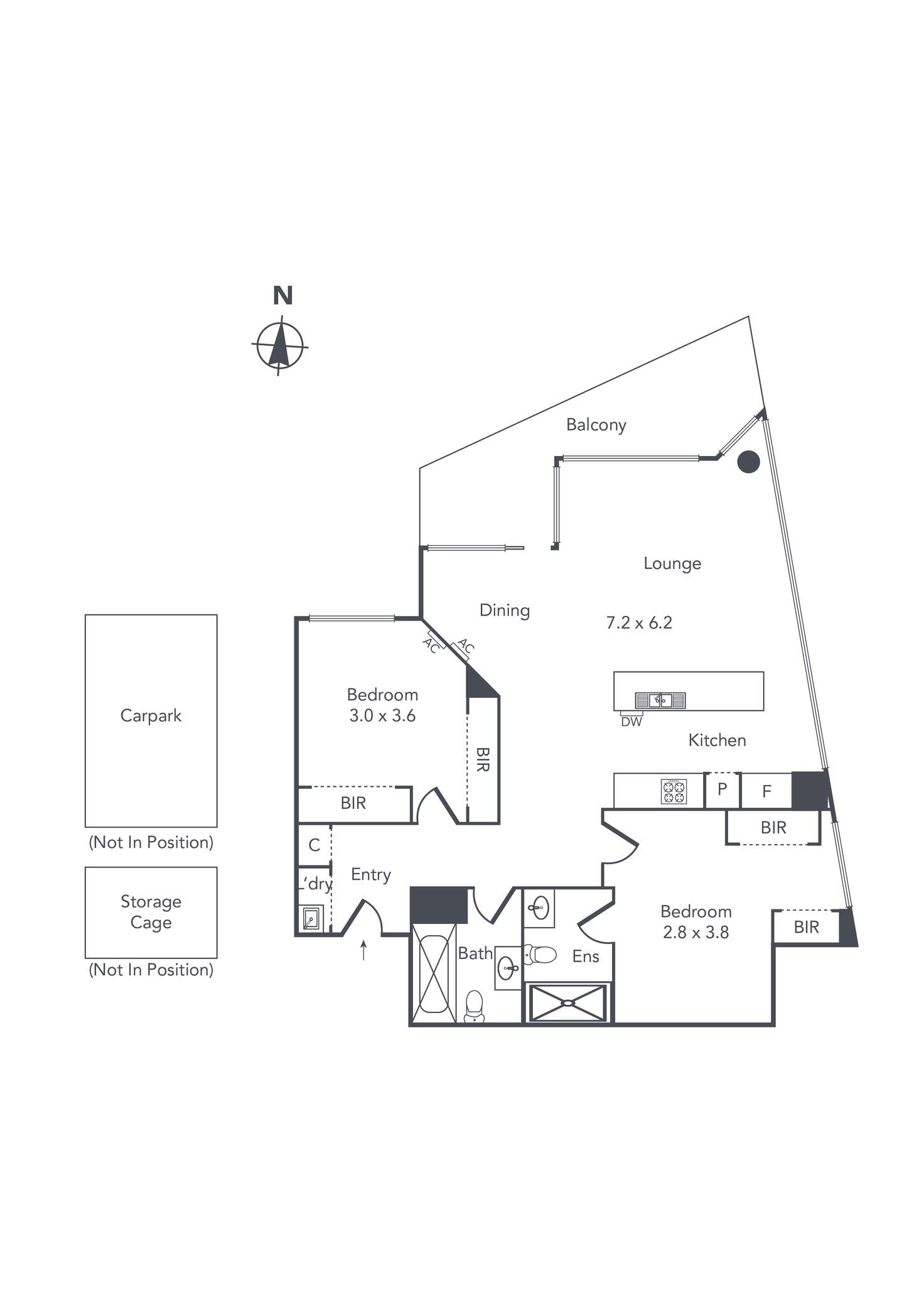 Floorplan of Homely apartment listing, P01/3-5 St Kilda Road, St Kilda VIC 3182