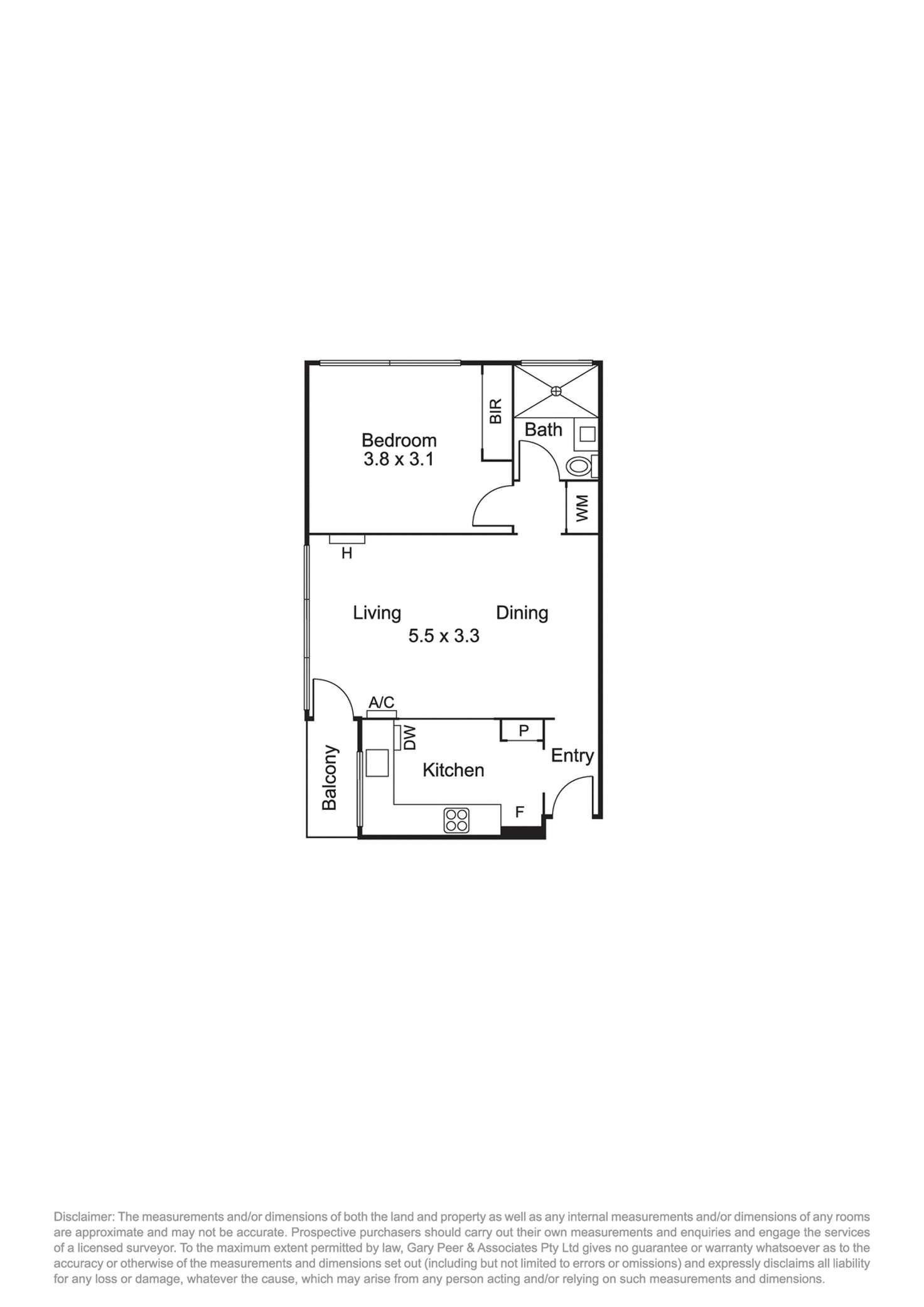 Floorplan of Homely apartment listing, 9/9 The Avenue, Windsor VIC 3181