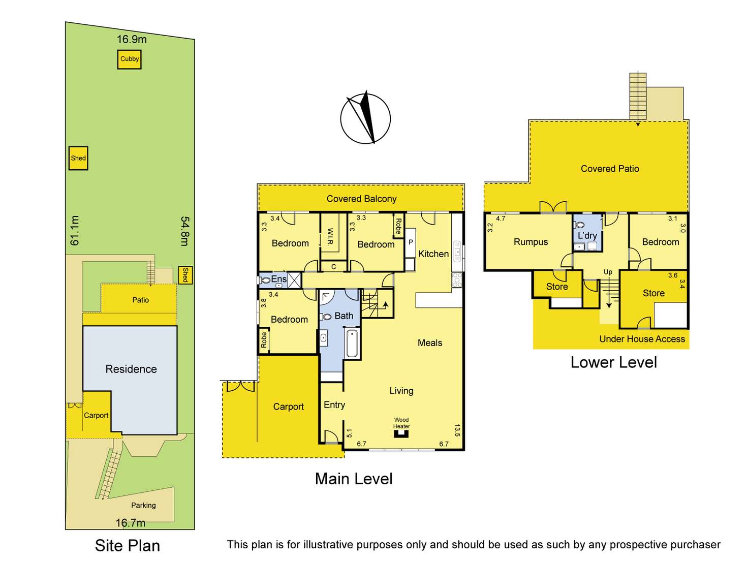Floorplan of Homely house listing, 8 Yando Street, Greensborough VIC 3088