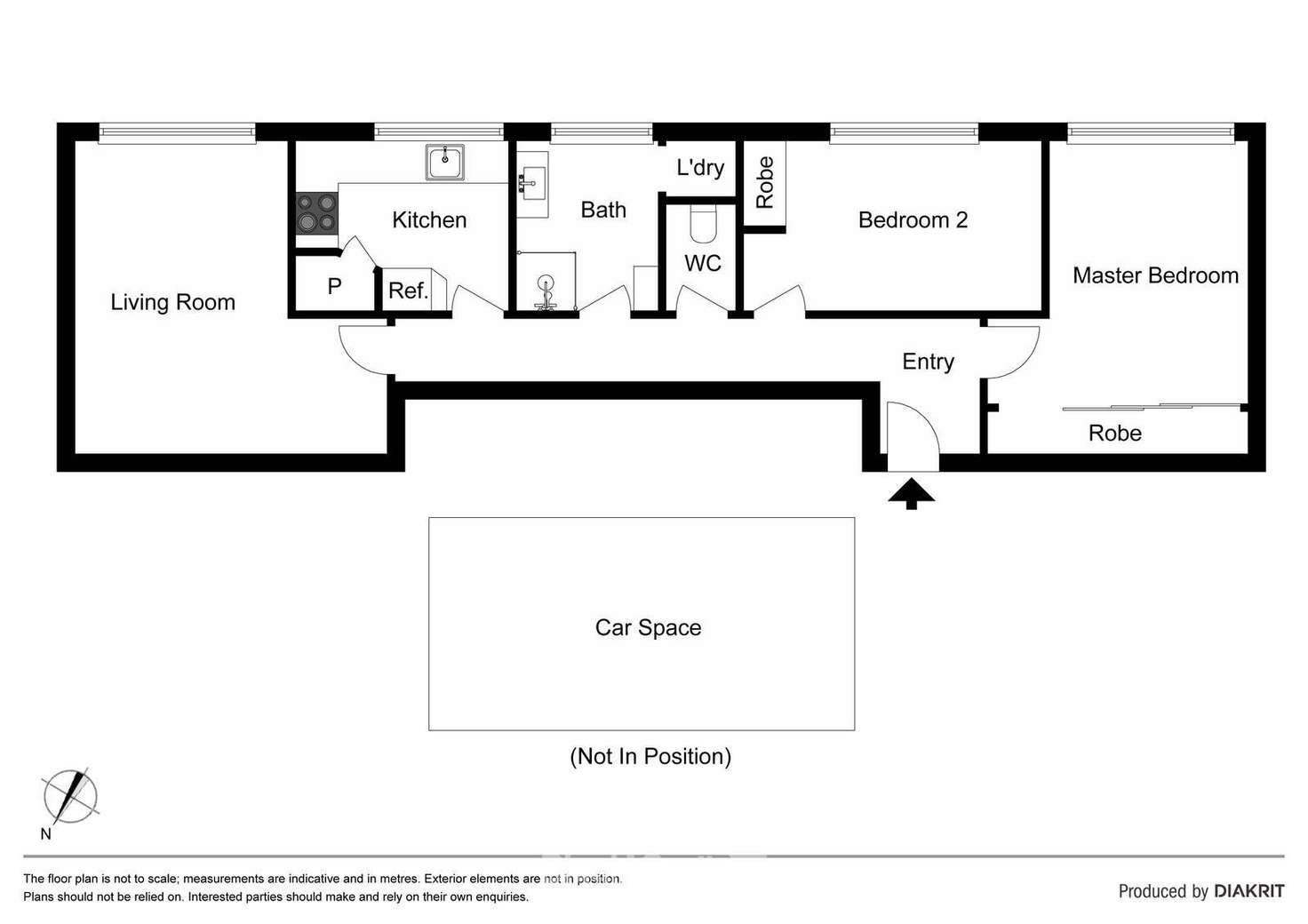 Floorplan of Homely apartment listing, 3/49 Ruskin Street, Elwood VIC 3184