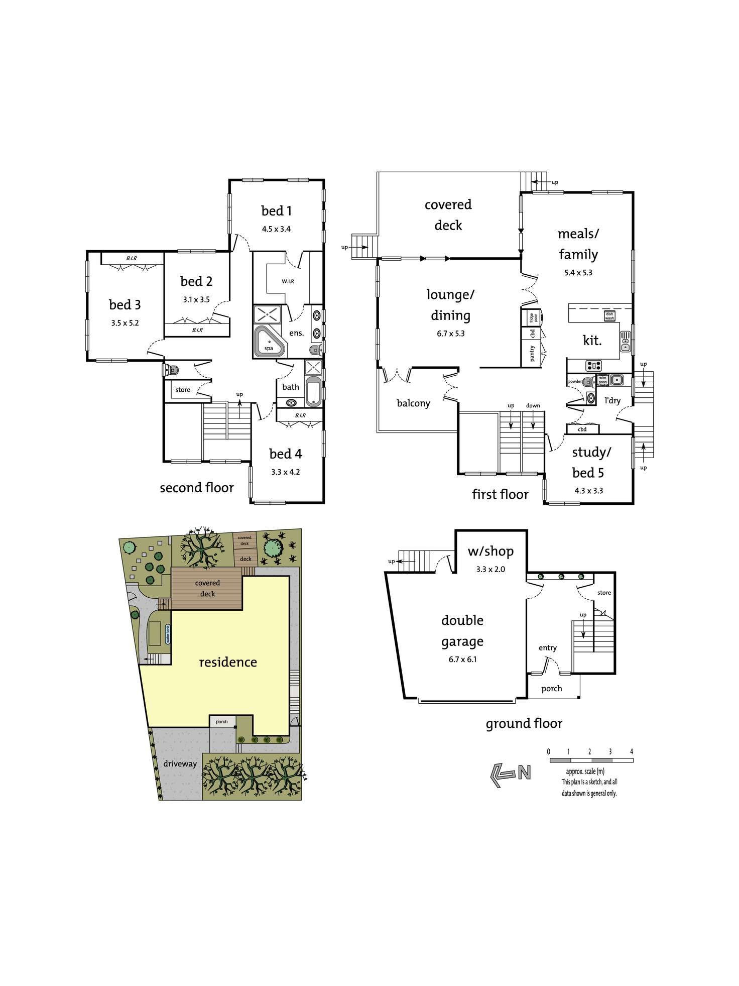 Floorplan of Homely house listing, 12 Karens Close, Mitcham VIC 3132