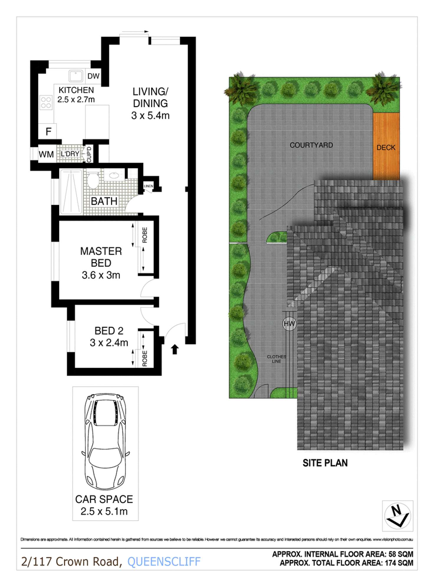 Floorplan of Homely apartment listing, 2/117 Crown Road, Queenscliff NSW 2096