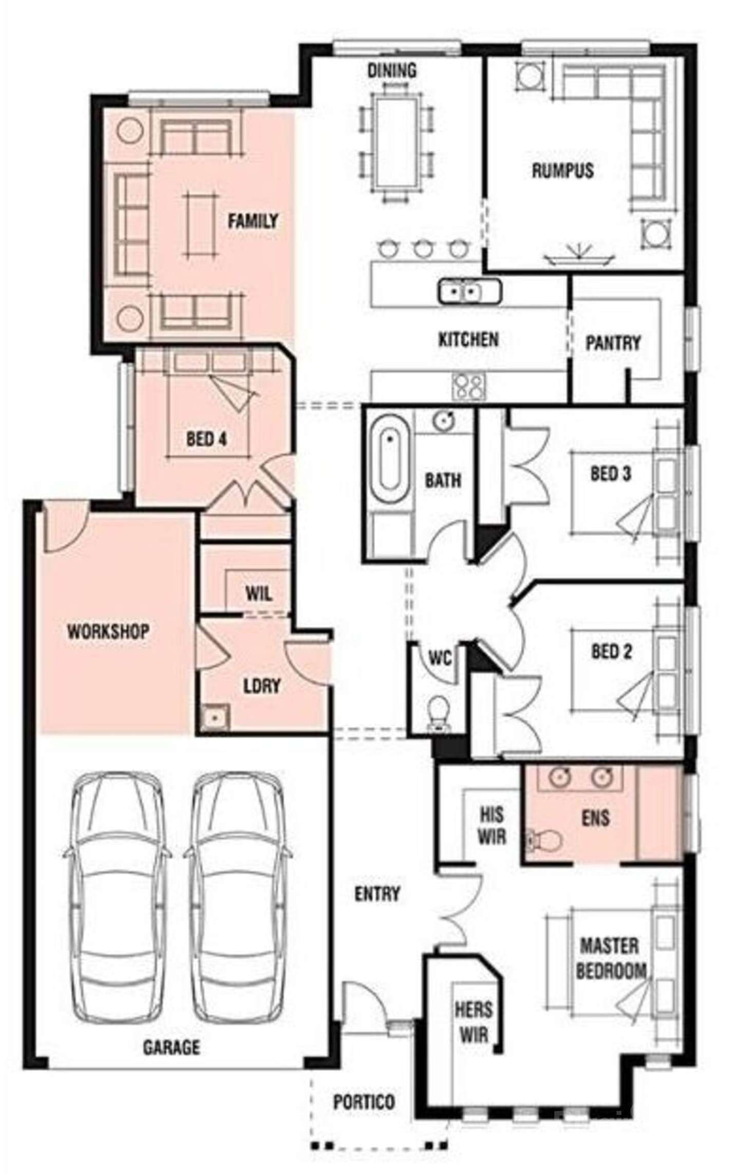 Floorplan of Homely house listing, 81 Kenneth Road, Officer VIC 3809