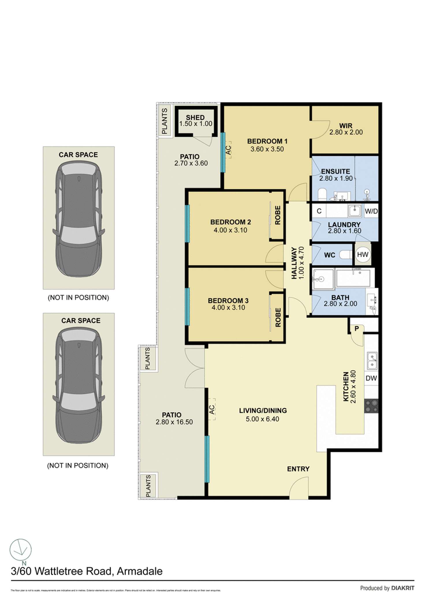 Floorplan of Homely apartment listing, 3/60 Wattletree Road, Armadale VIC 3143