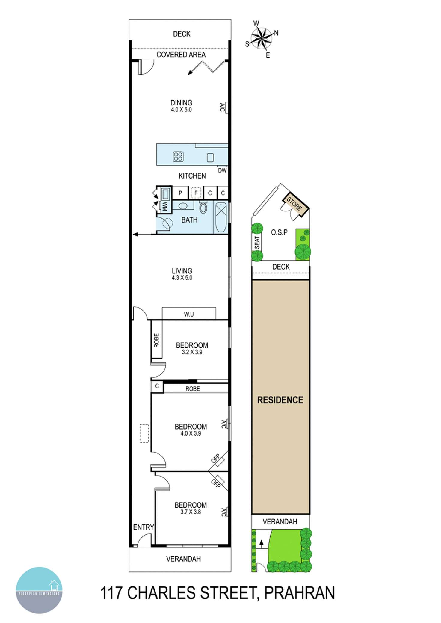 Floorplan of Homely house listing, 117 Charles Street, Prahran VIC 3181