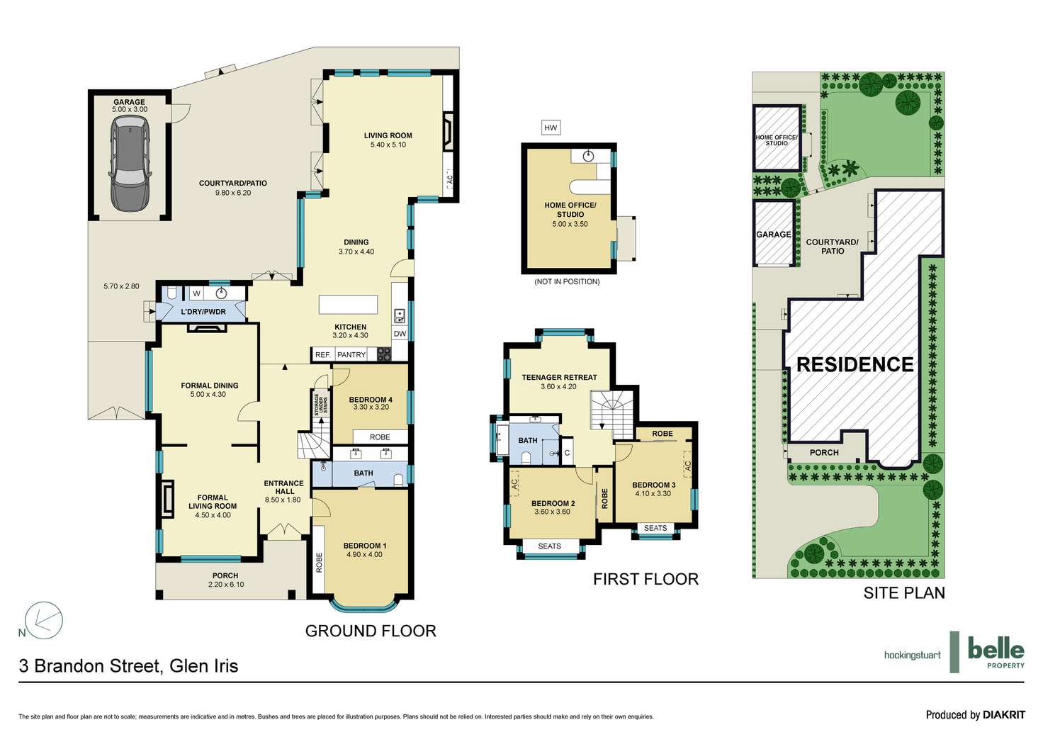 Floorplan of Homely house listing, 3 Brandon Street, Glen Iris VIC 3146