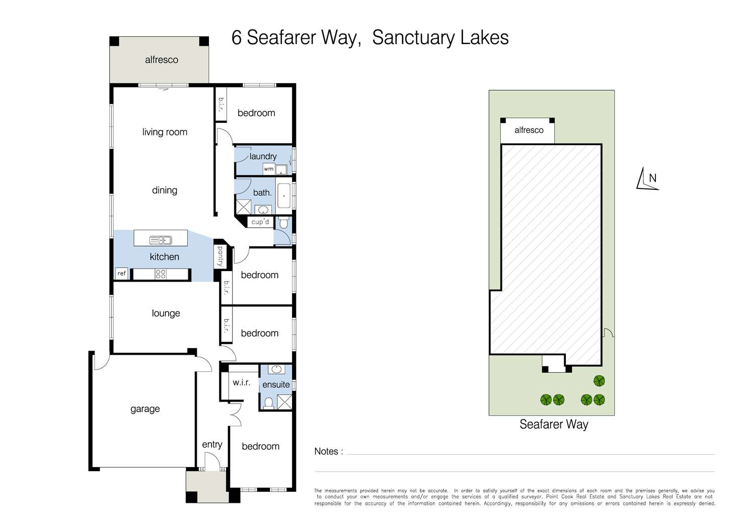 Floorplan of Homely house listing, 6 Seafarer Way, Sanctuary Lakes VIC 3030