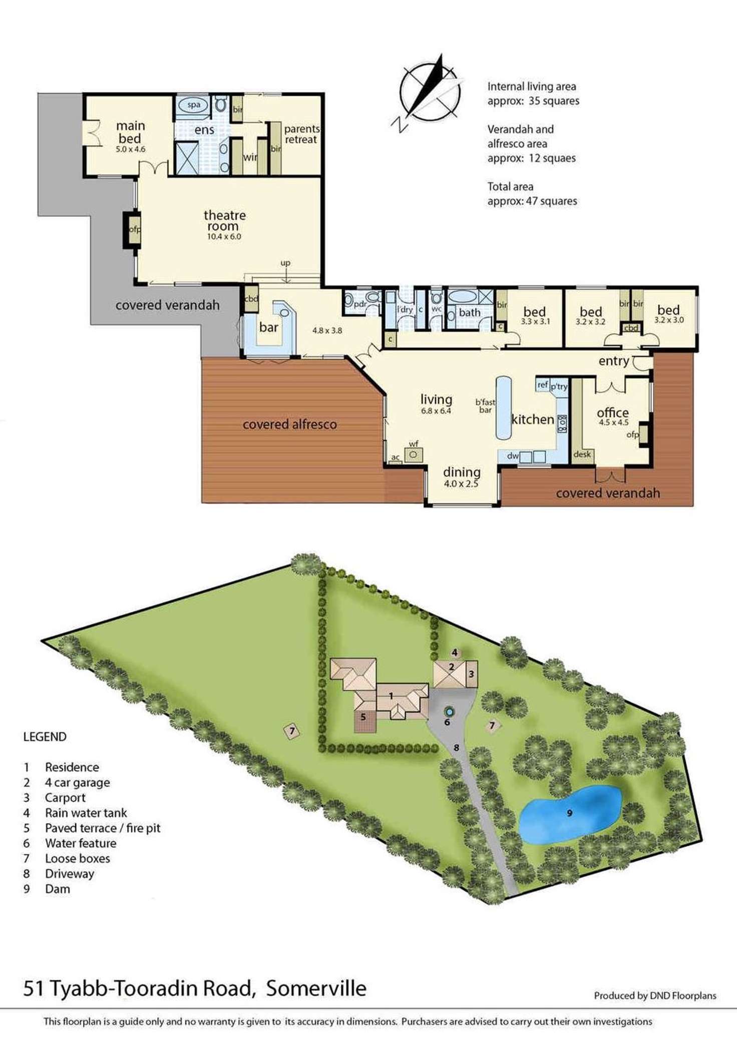 Floorplan of Homely acreageSemiRural listing, 51 Tyabb Tooradin Road, Somerville VIC 3912