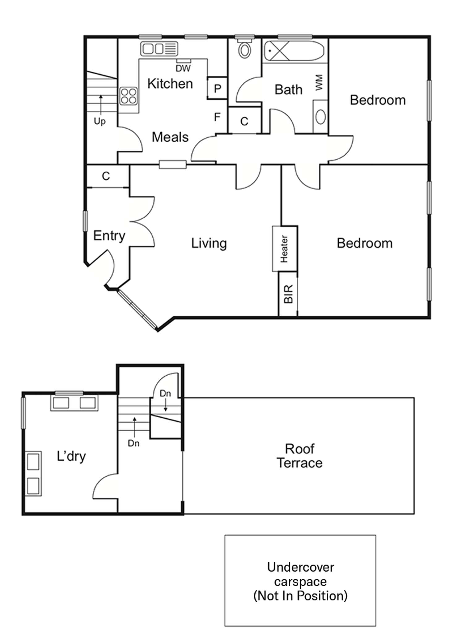 Floorplan of Homely apartment listing, 16/273 Orrong Road, St Kilda East VIC 3183