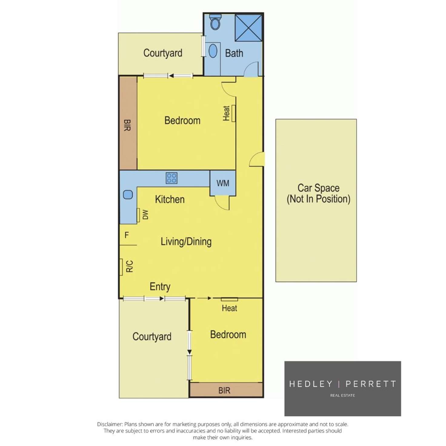 Floorplan of Homely unit listing, 8/77 Nott Street, Port Melbourne VIC 3207