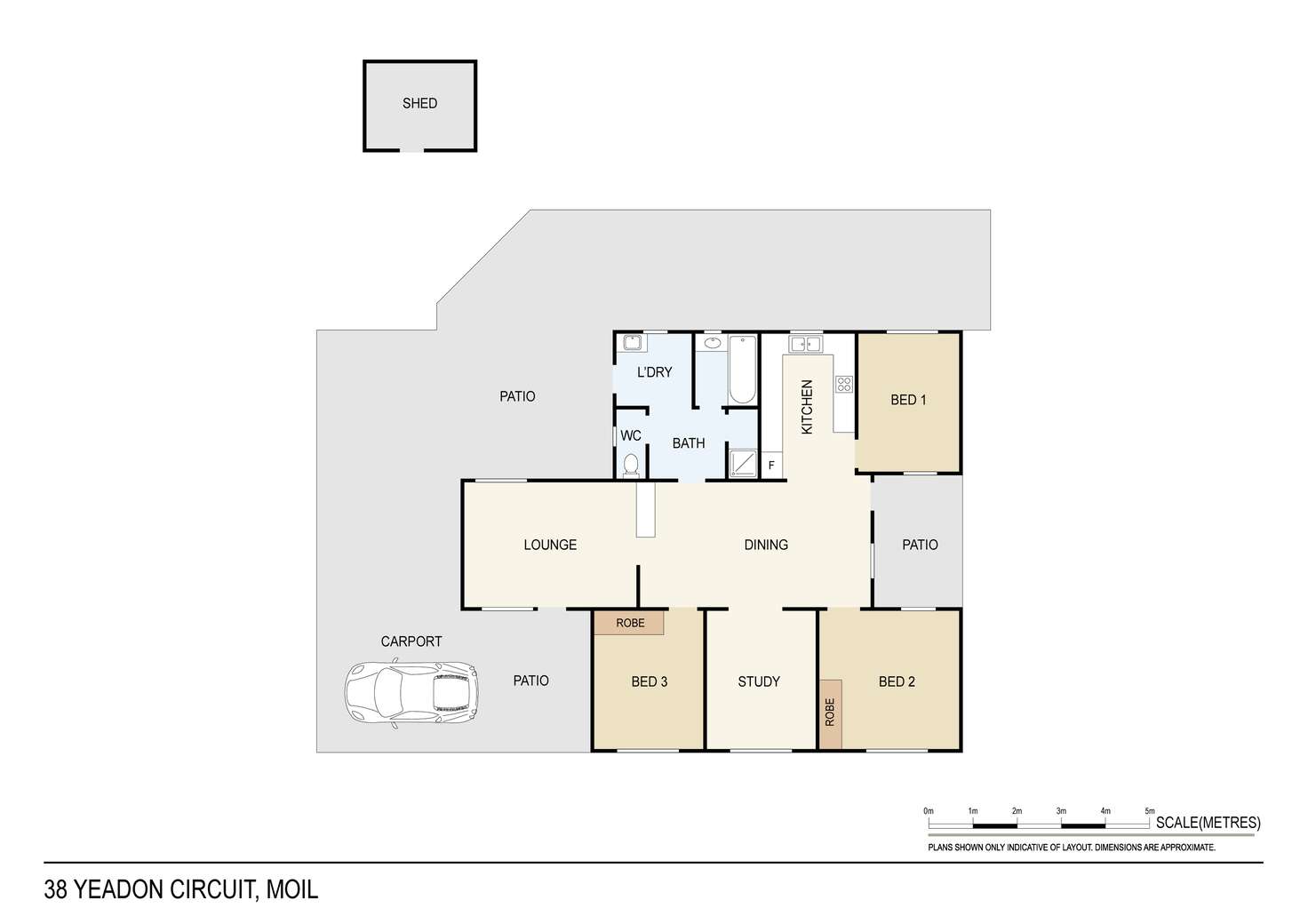 Floorplan of Homely house listing, 38 Yeadon Circuit, Moil NT 810