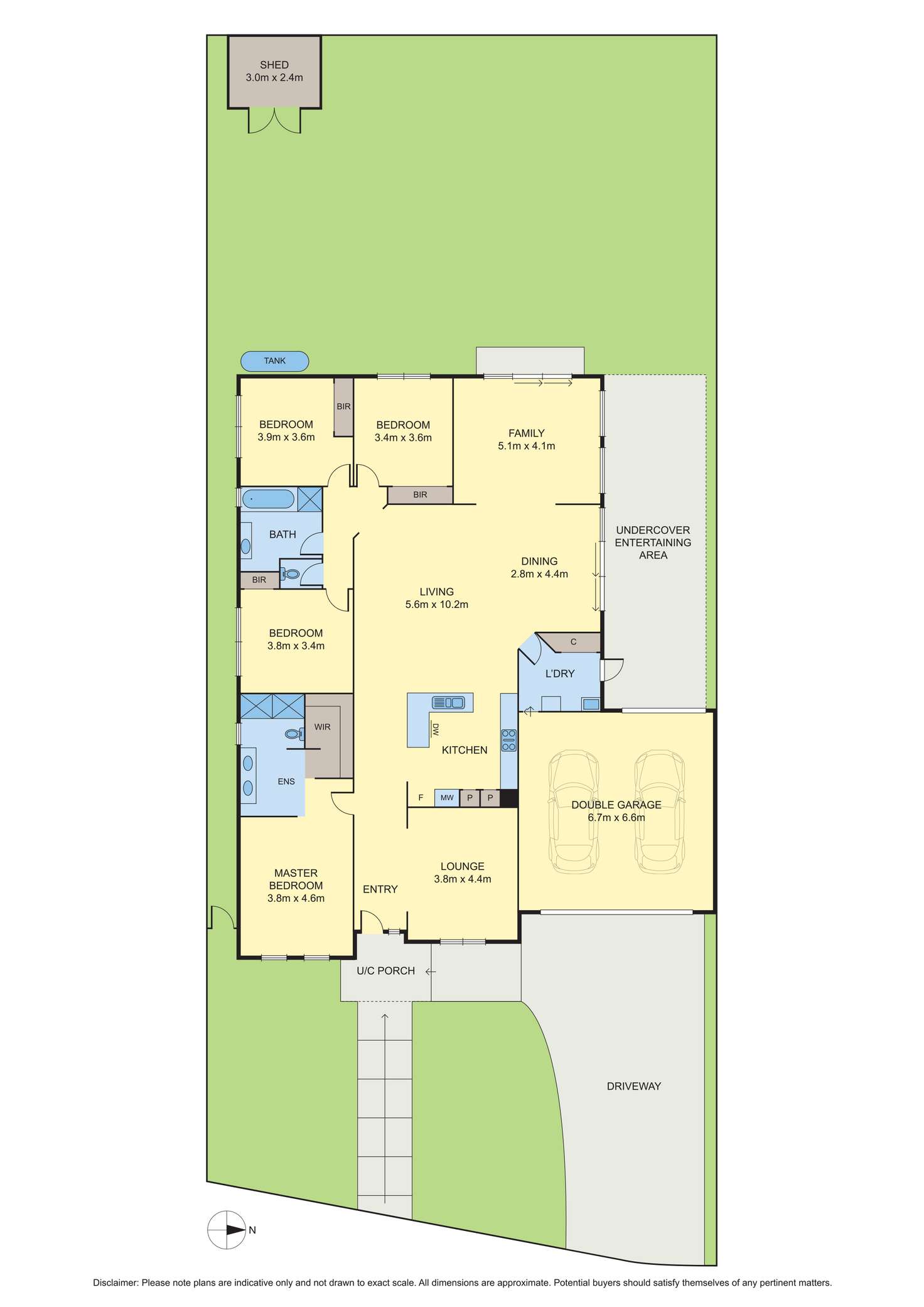 Floorplan of Homely house listing, 3 Campaspe Drive, Whittlesea VIC 3757