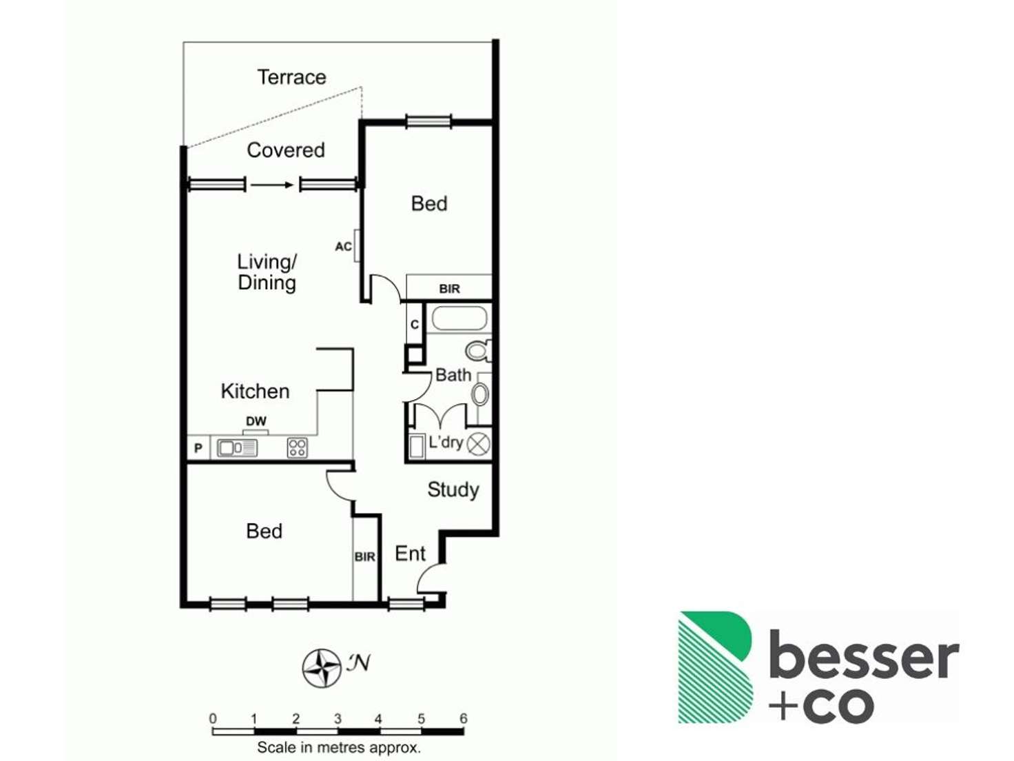 Floorplan of Homely apartment listing, 2/20 St. Edmonds Road, Prahran VIC 3181