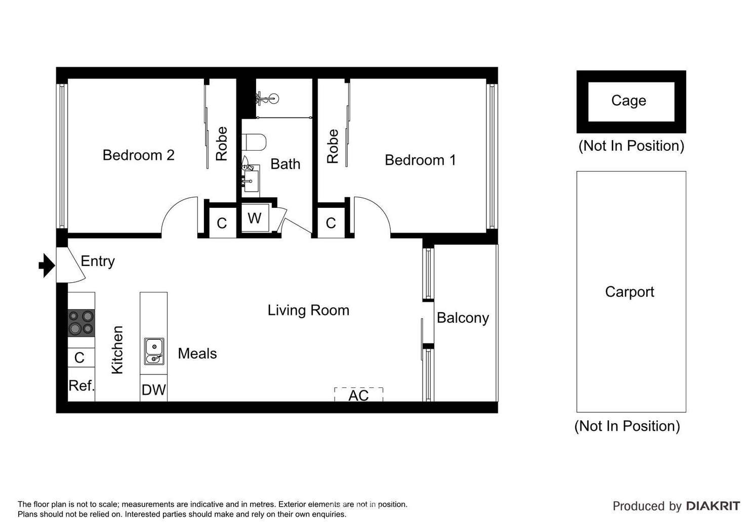 Floorplan of Homely apartment listing, 210/3-5 St Kilda Road, St Kilda VIC 3182