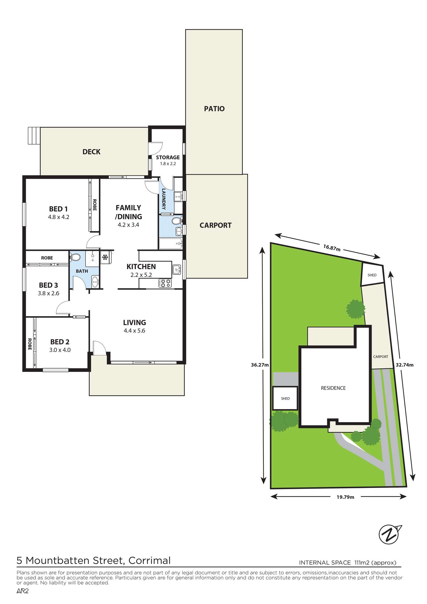 Floorplan of Homely house listing, 5 Mountbatten Street, Corrimal NSW 2518