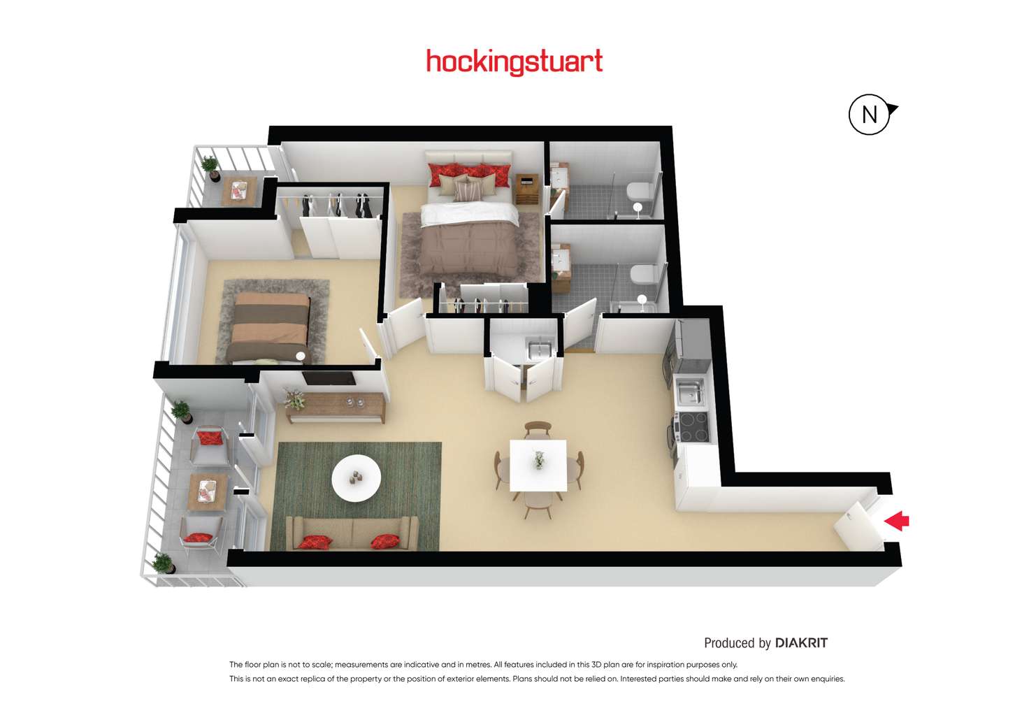 Floorplan of Homely apartment listing, 609/5 Blanch Street, Preston VIC 3072