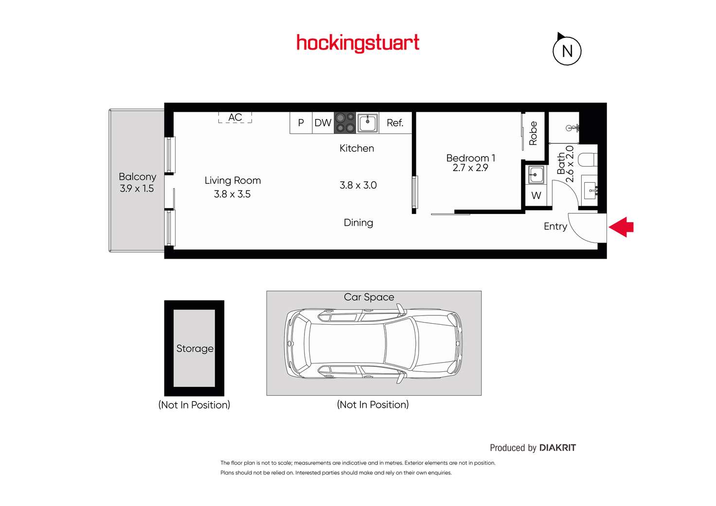 Floorplan of Homely apartment listing, 116/5 Blanch Street, Preston VIC 3072