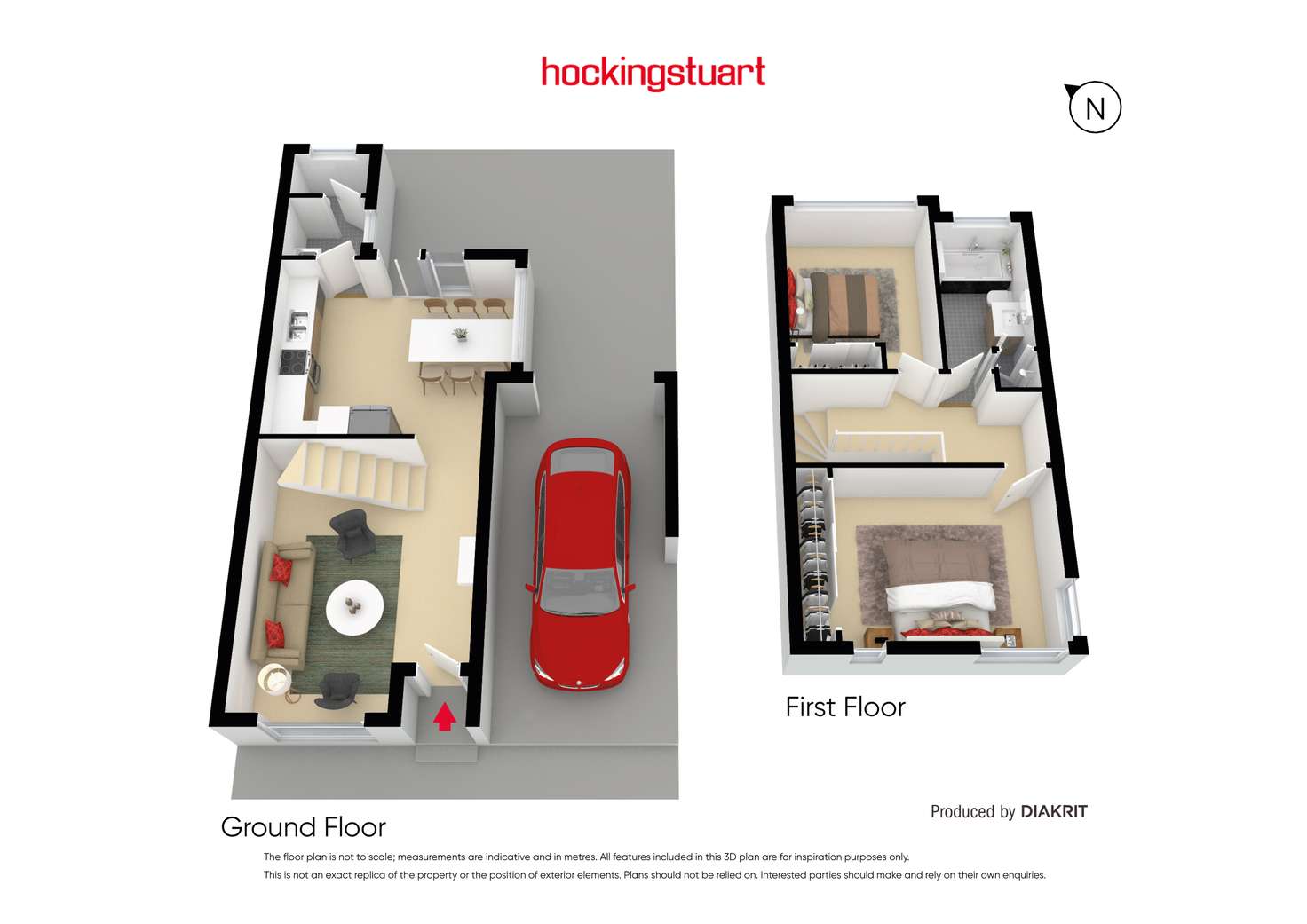 Floorplan of Homely townhouse listing, 3/1c Angliss Street, Yarraville VIC 3013
