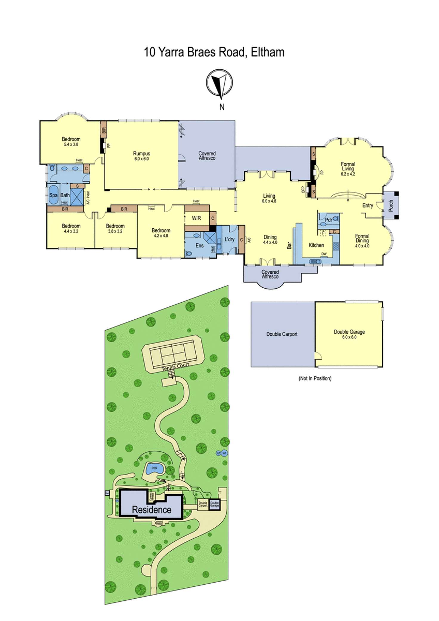 Floorplan of Homely house listing, 10 Yarra Braes Road, Eltham VIC 3095