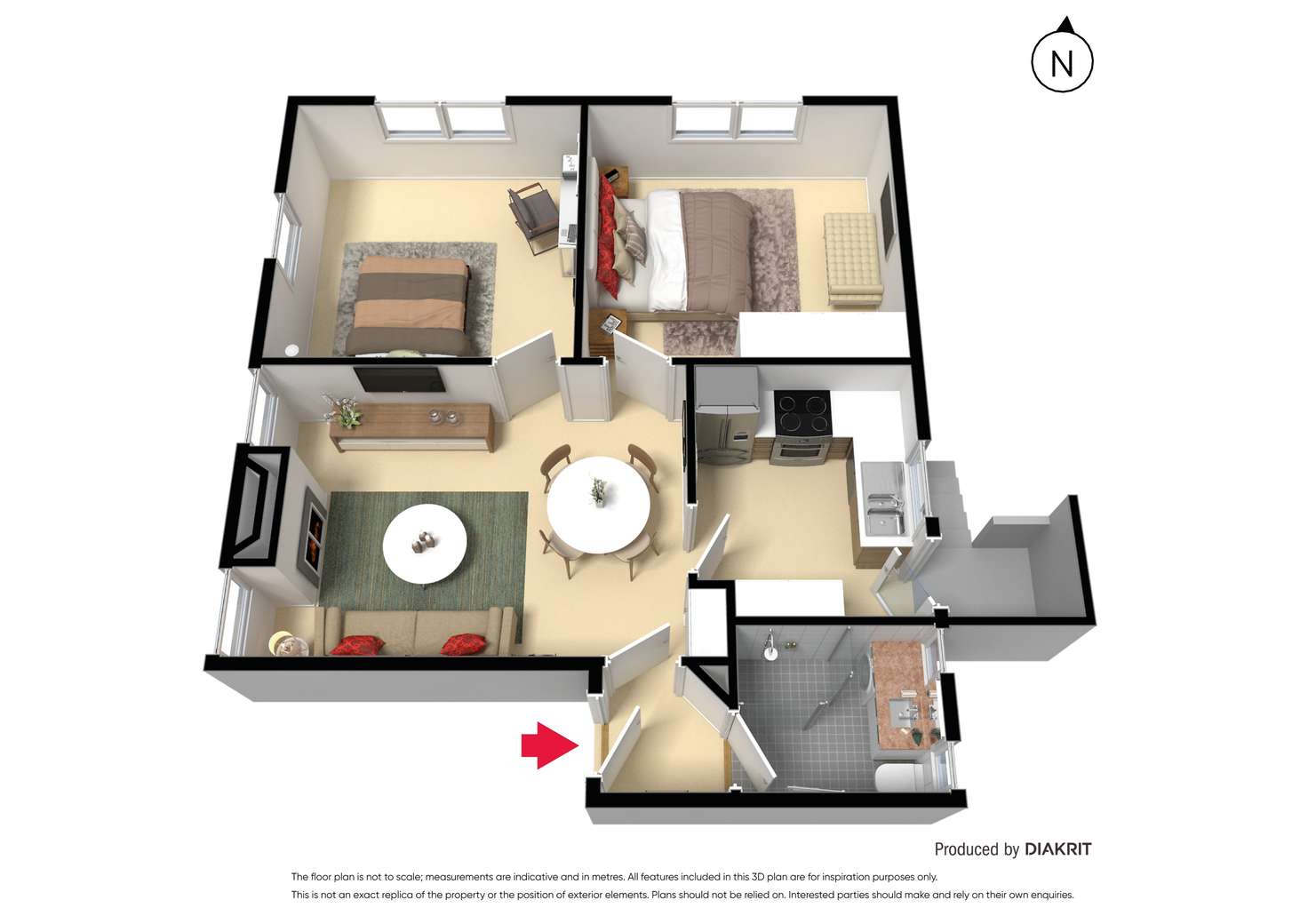 Floorplan of Homely apartment listing, 7/26 Charlotte Street, Richmond VIC 3121
