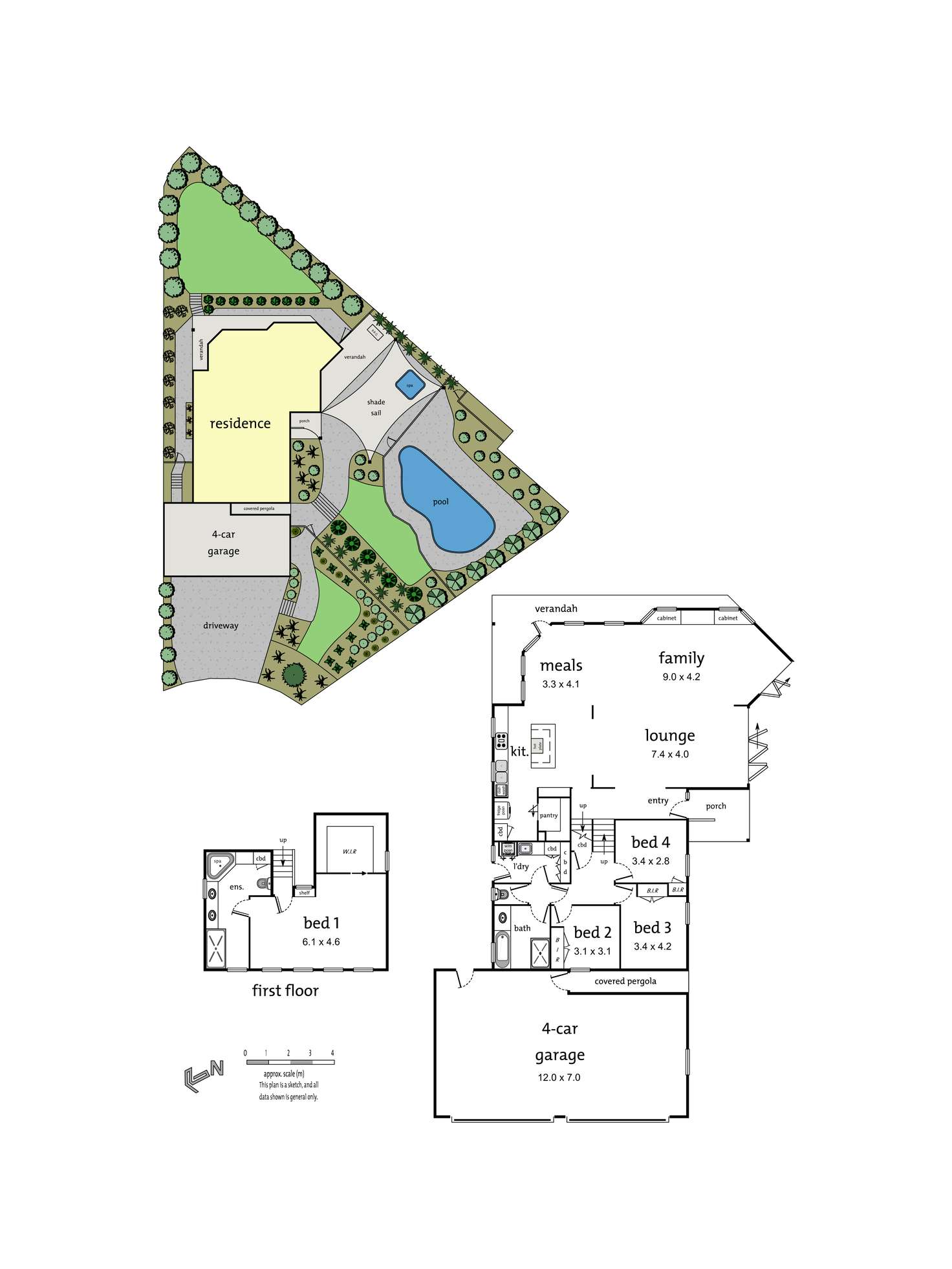 Floorplan of Homely house listing, 3 Idinia Court, Doncaster VIC 3108