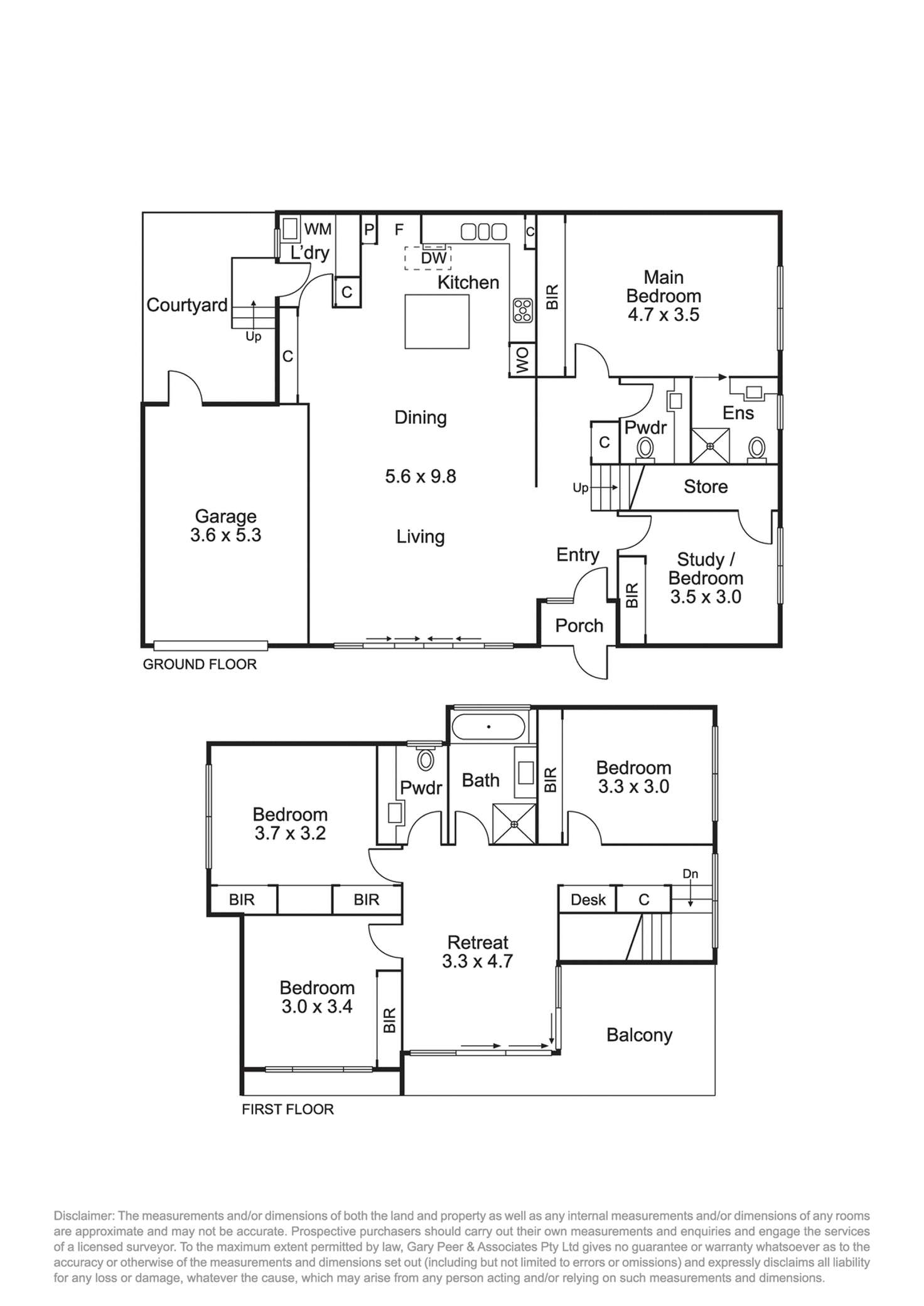 Floorplan of Homely townhouse listing, 1/13 Linlithgow Avenue, Caulfield North VIC 3161
