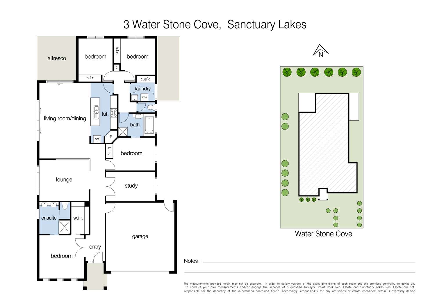 Floorplan of Homely house listing, 3 Water Stone Cove, Sanctuary Lakes VIC 3030