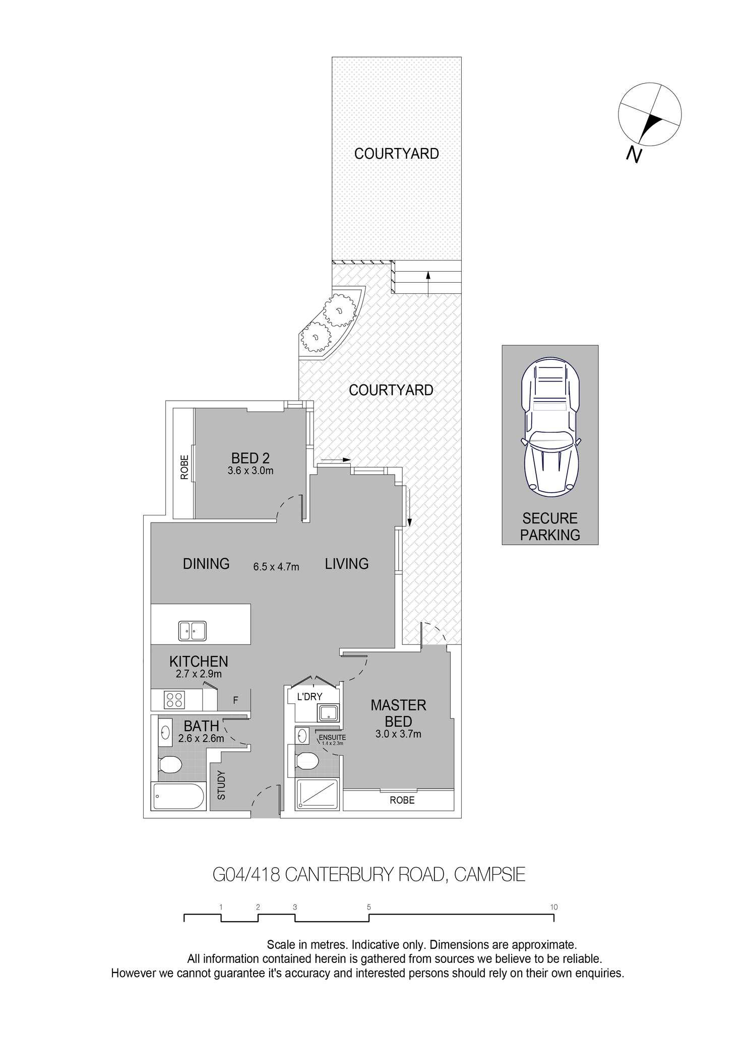 Floorplan of Homely apartment listing, 1102/348-354 Canterbury  Road, Campsie NSW 2194