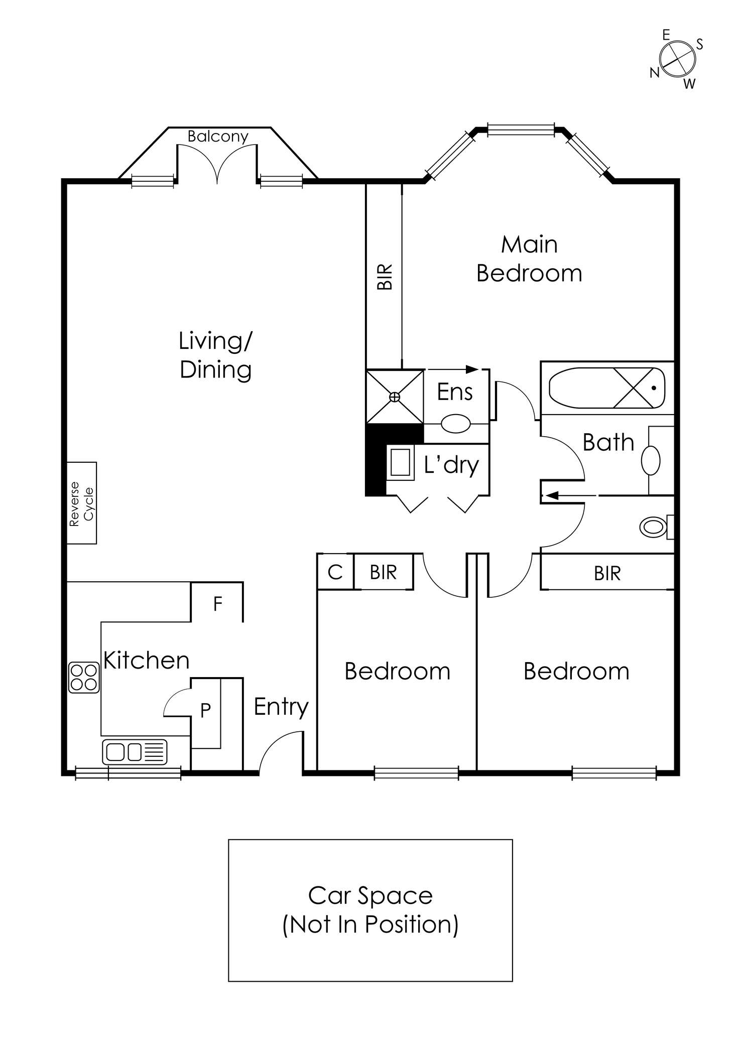 Floorplan of Homely apartment listing, 203/657 Chapel Street, South Yarra VIC 3141