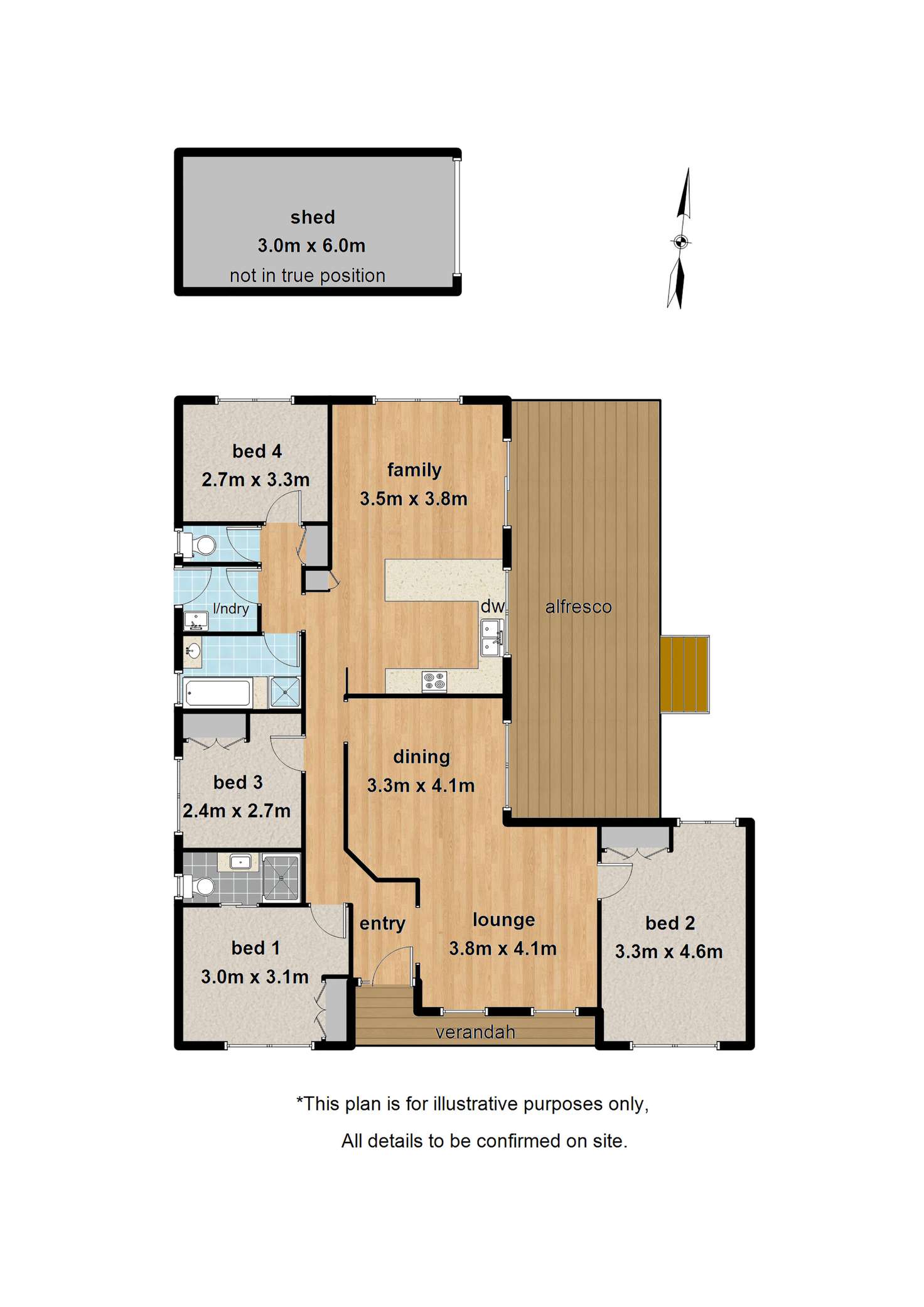 Floorplan of Homely house listing, 7 Pierre Street, Woori Yallock VIC 3139