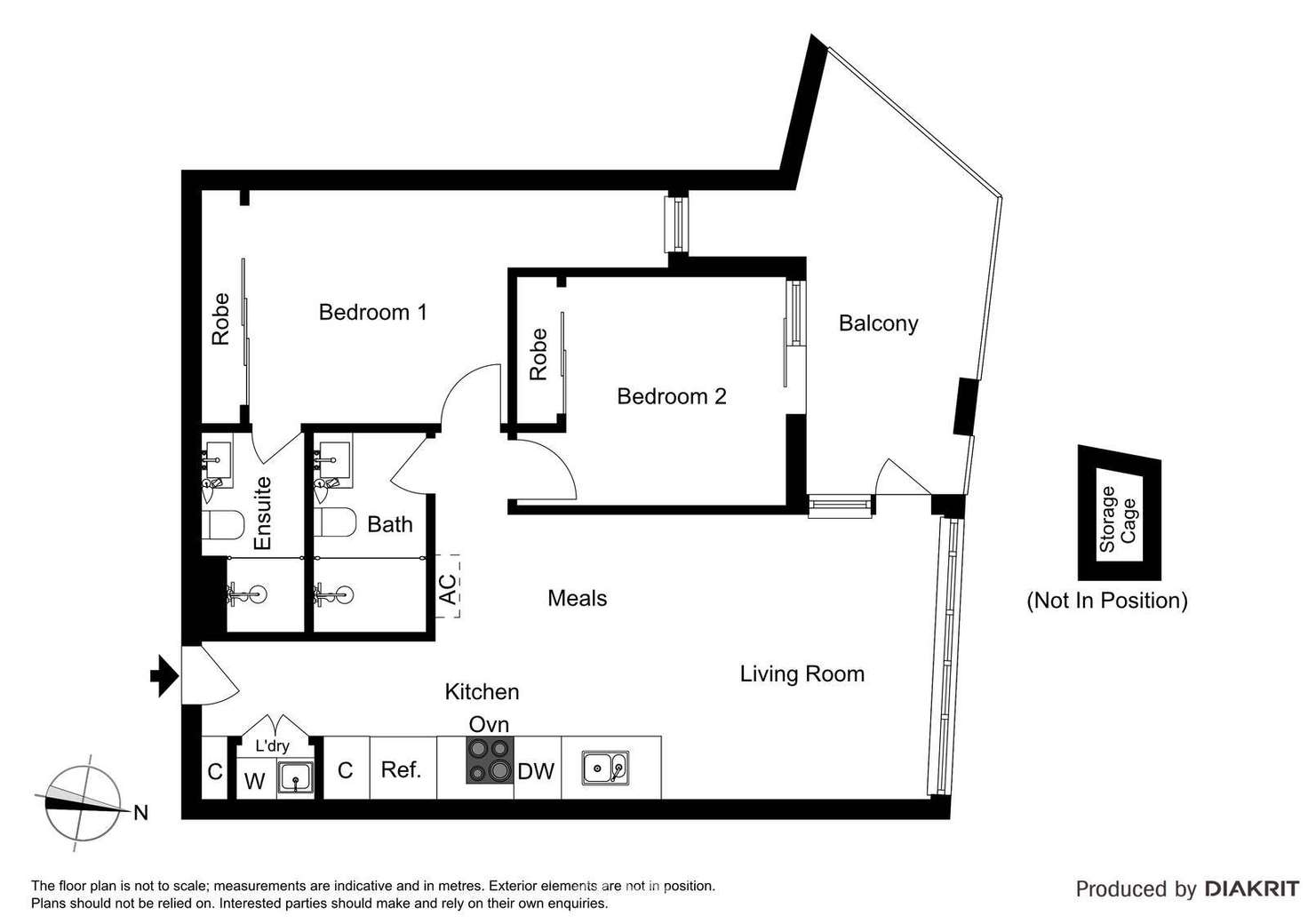 Floorplan of Homely apartment listing, 904/38 Albert Road, South Melbourne VIC 3205