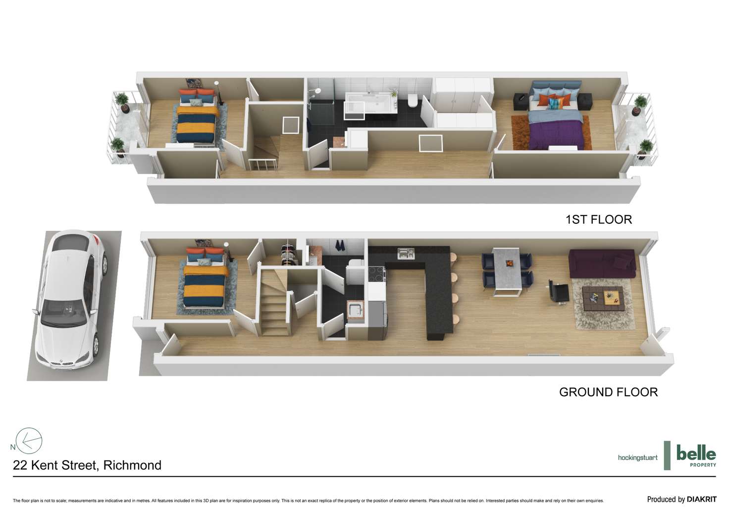 Floorplan of Homely house listing, 22 Kent Street, Richmond VIC 3121