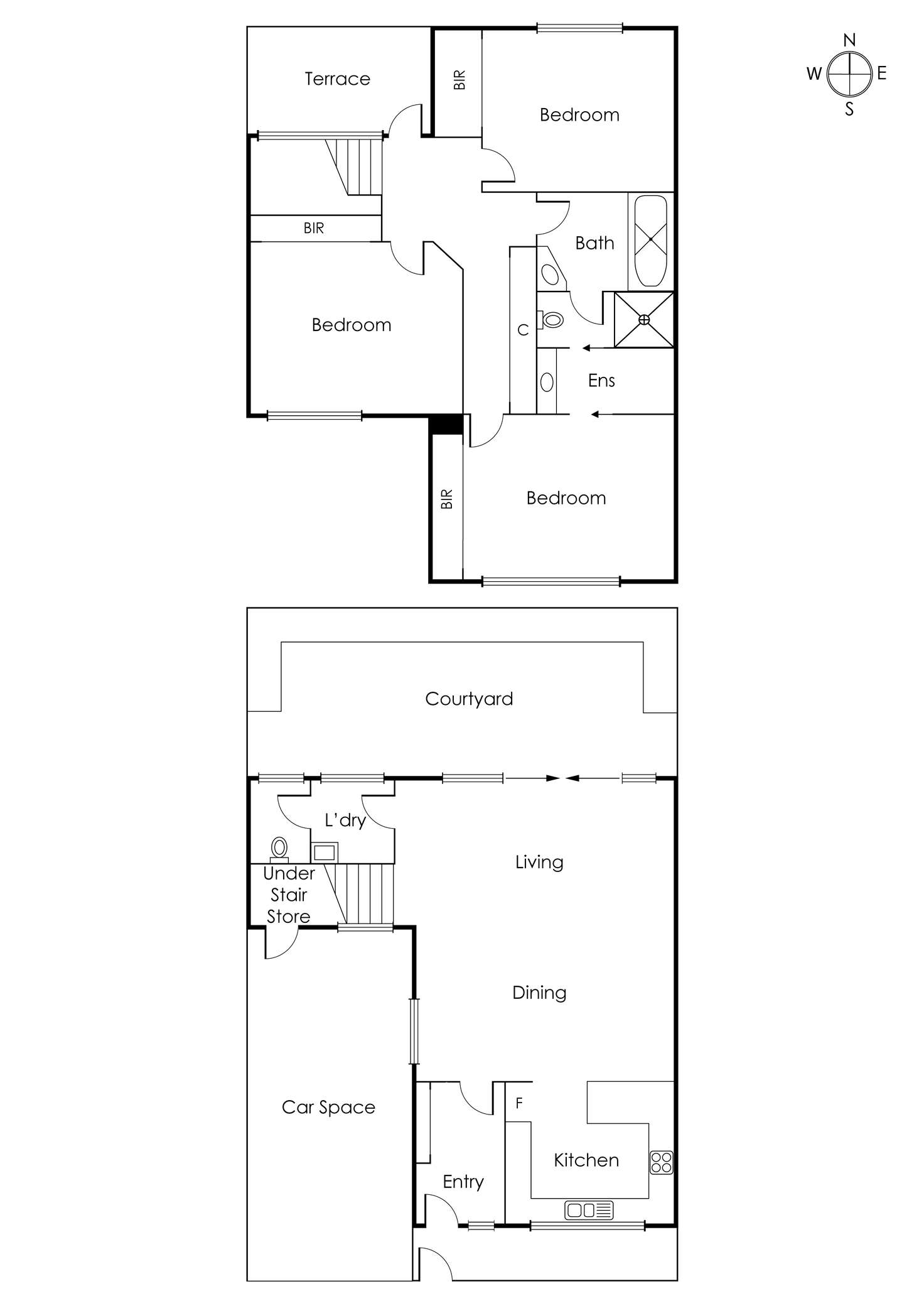 Floorplan of Homely house listing, 51 Farmer Street, Richmond VIC 3121