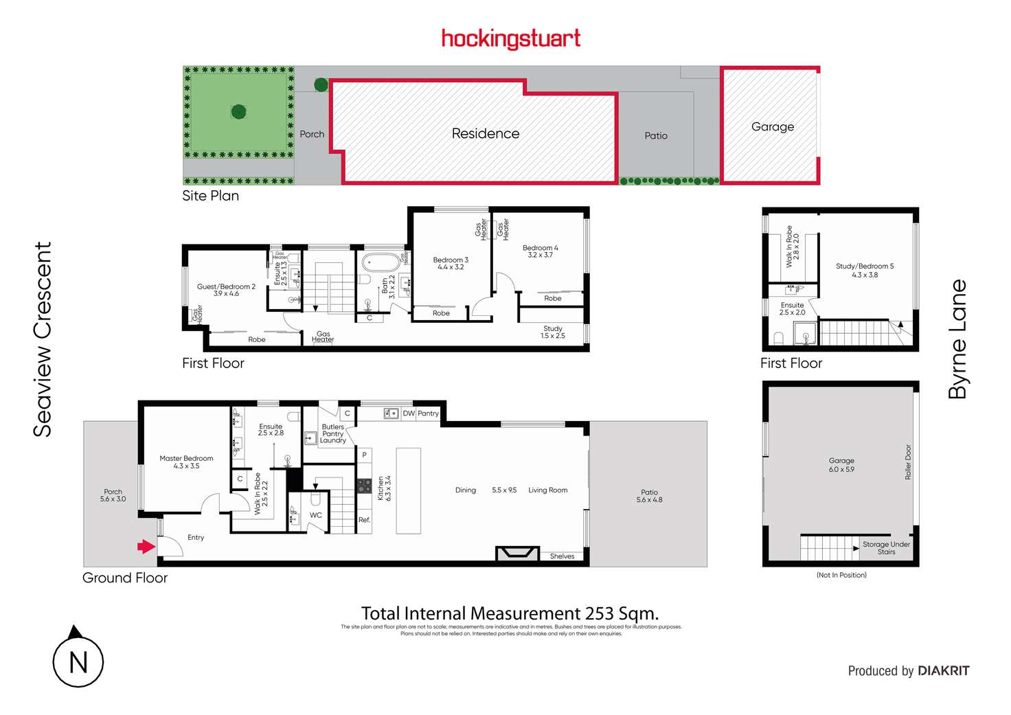 Floorplan of Homely house listing, 6 Seaview Crescent, Seaholme VIC 3018