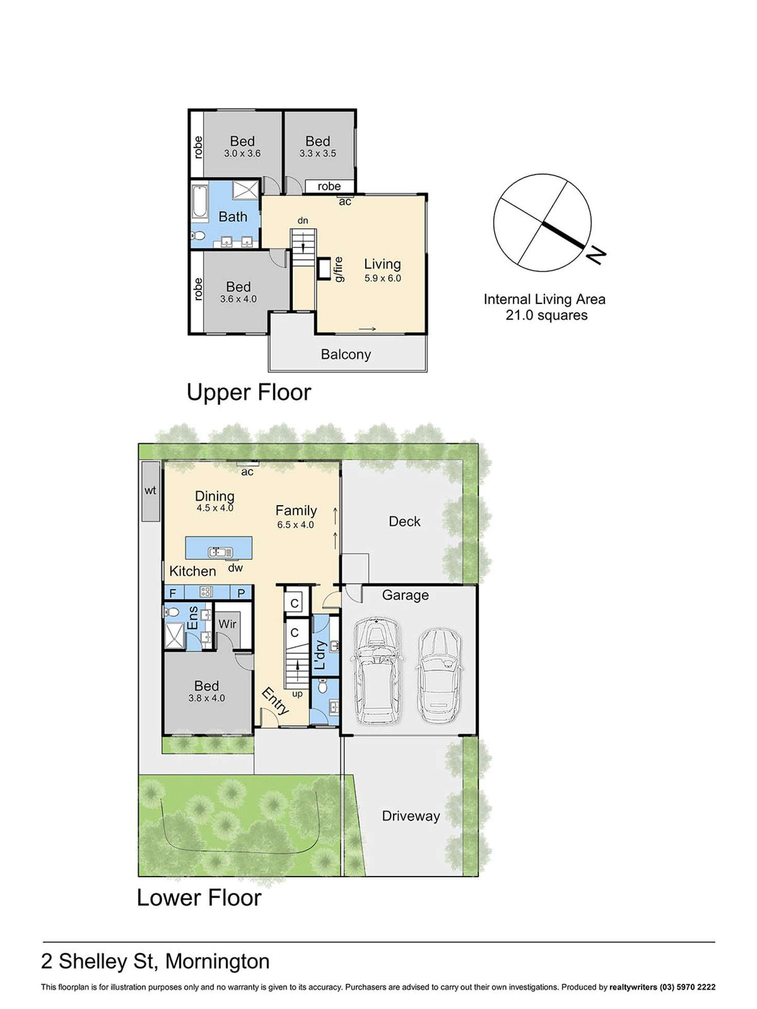 Floorplan of Homely house listing, 2 Shelley Street, Mornington VIC 3931