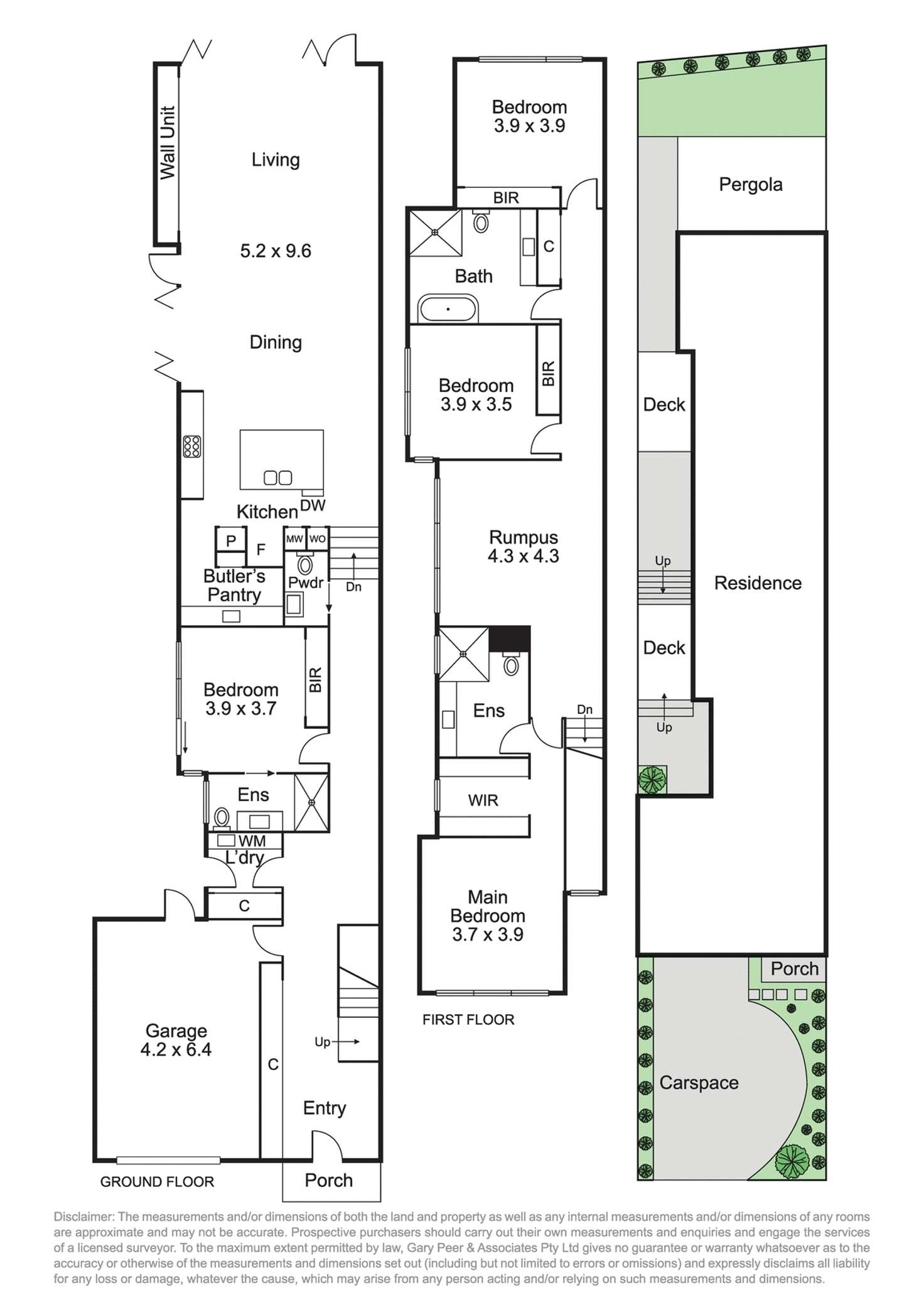 Floorplan of Homely townhouse listing, 50b Tennyson Street, Highett VIC 3190