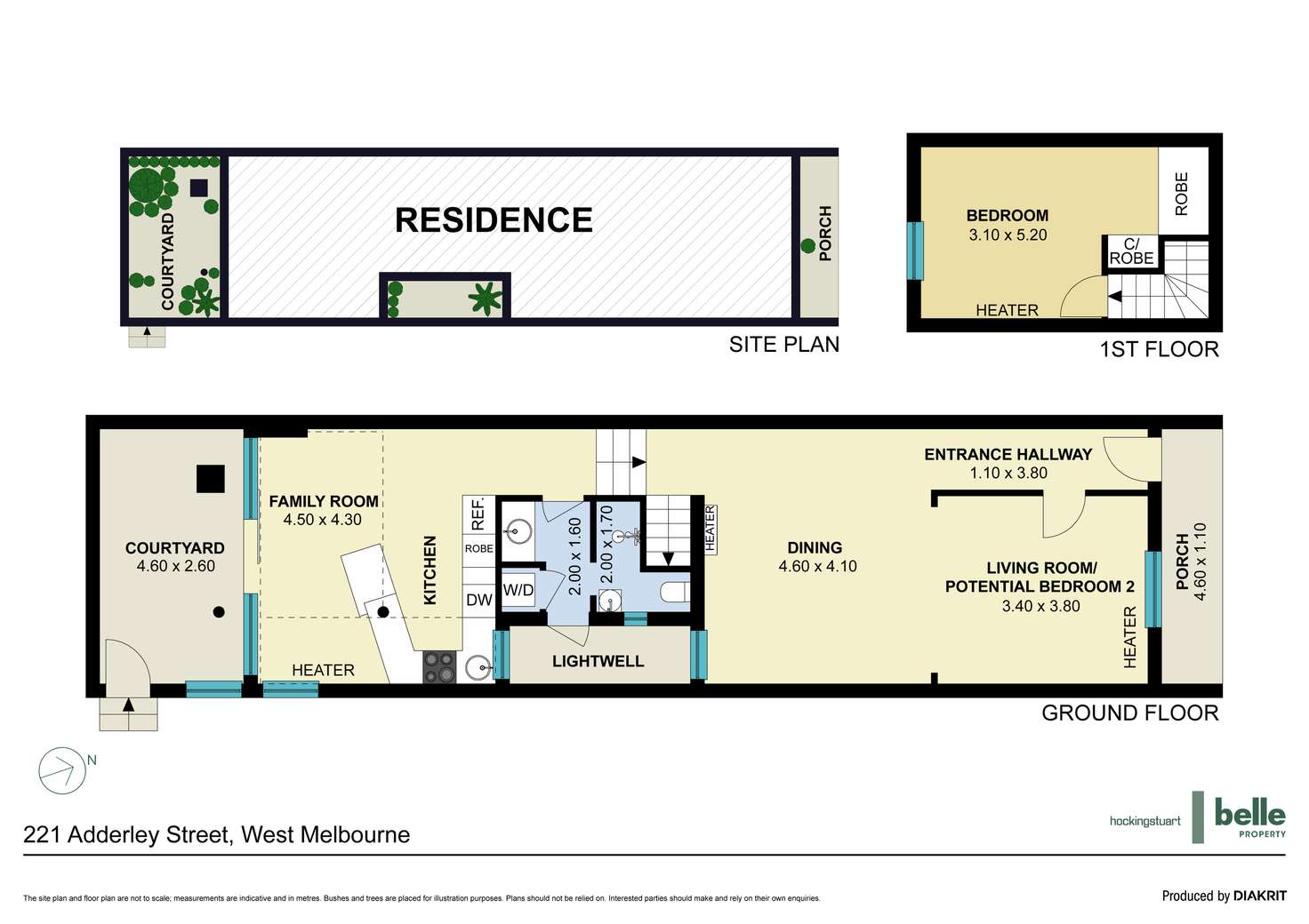 Floorplan of Homely house listing, 221 Adderley Street, West Melbourne VIC 3003