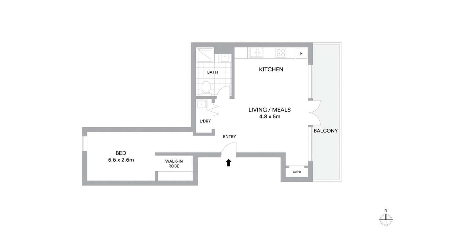 Floorplan of Homely apartment listing, 10B/128-140 Chapel Street, St Kilda VIC 3182
