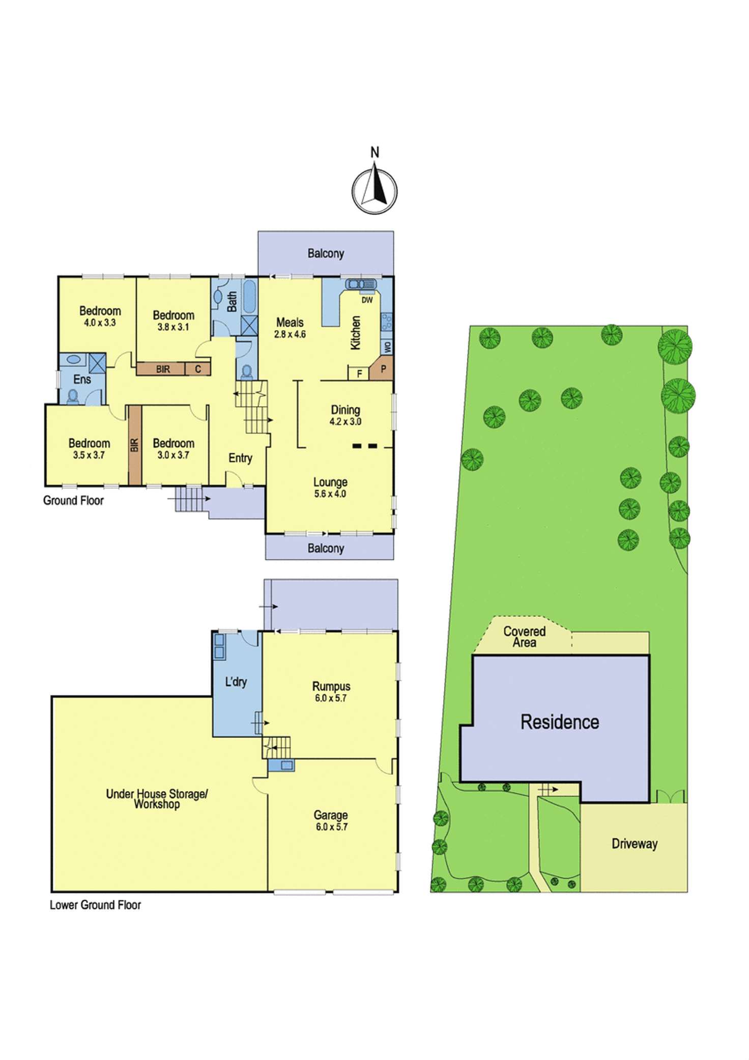 Floorplan of Homely house listing, 23 Sunrise Drive, Greensborough VIC 3088