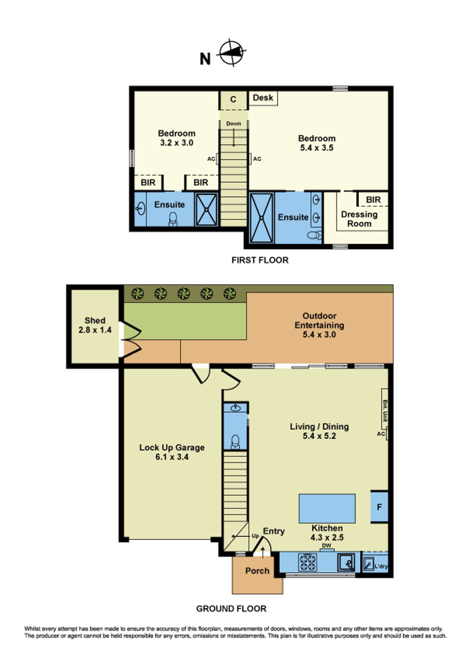 Floorplan of Homely townhouse listing, 2/13 Farm Street, Newport VIC 3015