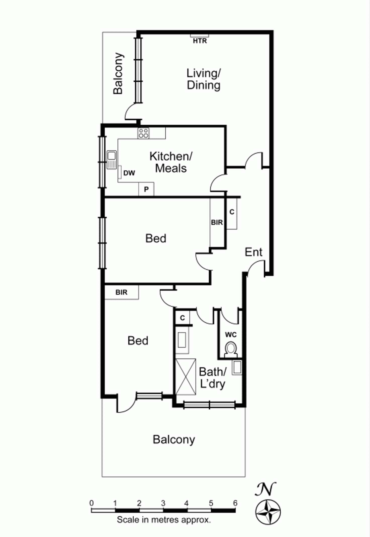 Floorplan of Homely apartment listing, 7/31 Claremont Avenue, Malvern VIC 3144