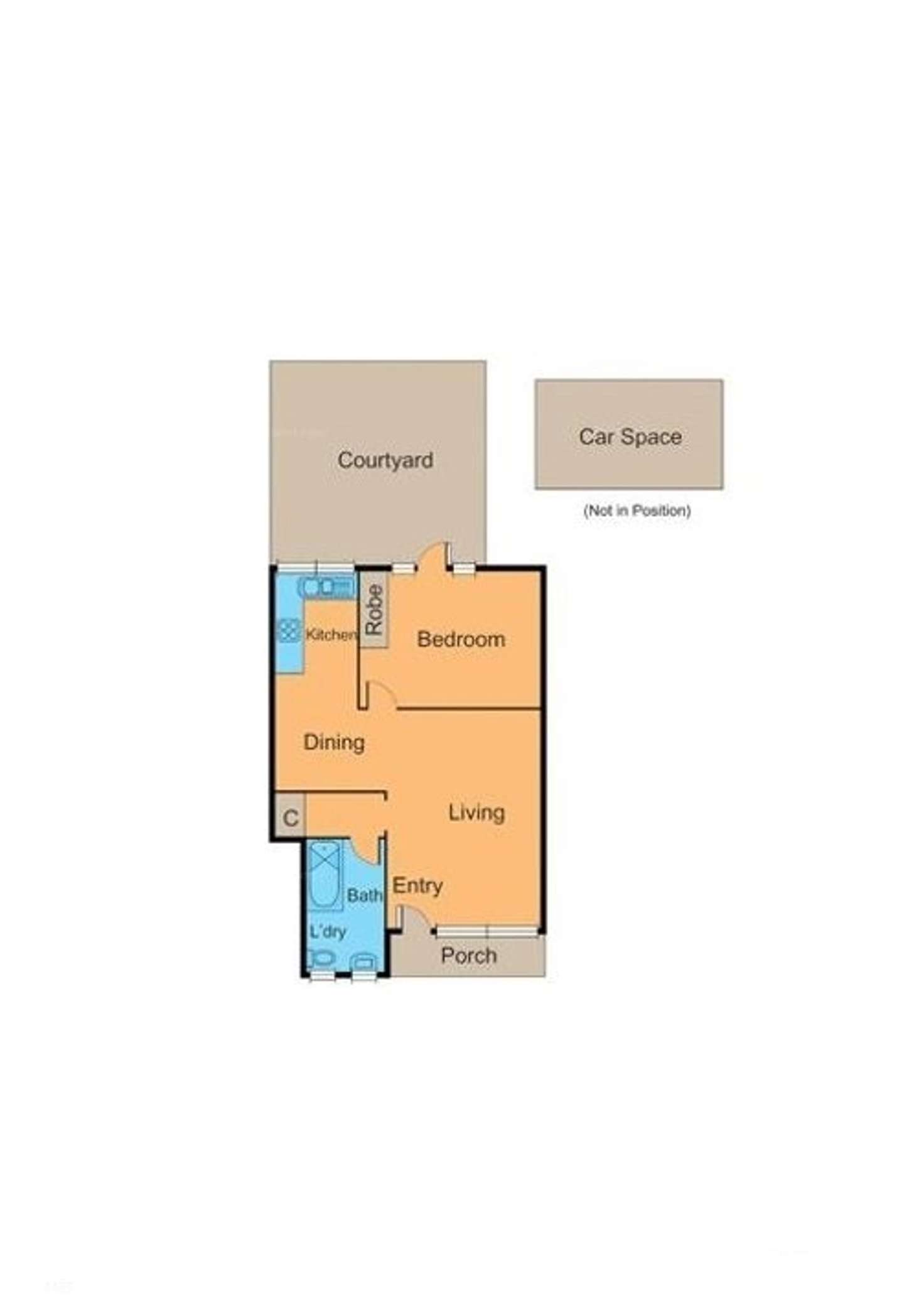Floorplan of Homely apartment listing, 3/8 Docker Street, Elwood VIC 3184