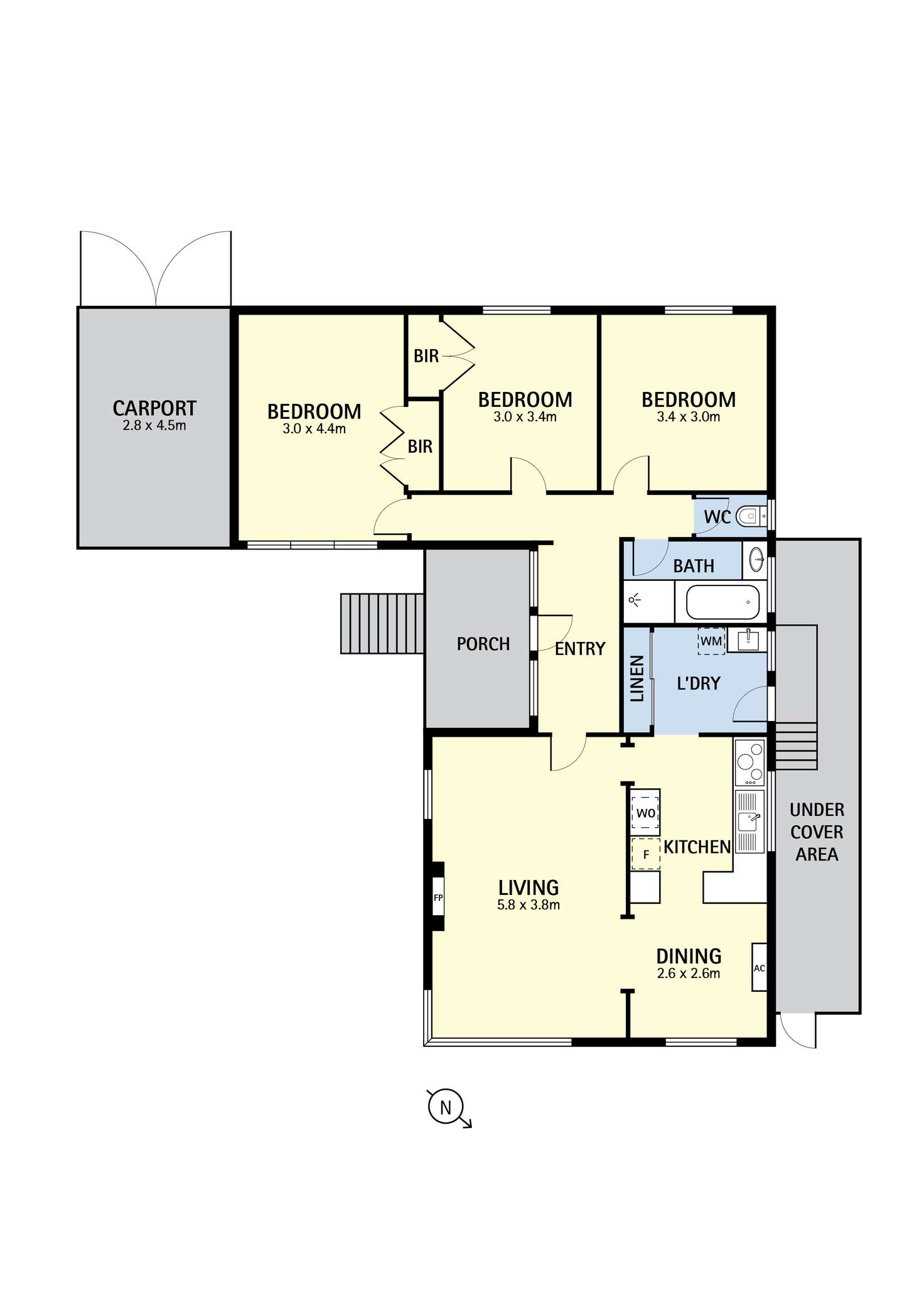 Floorplan of Homely house listing, 31 Cooinda Crescent, Watsonia VIC 3087