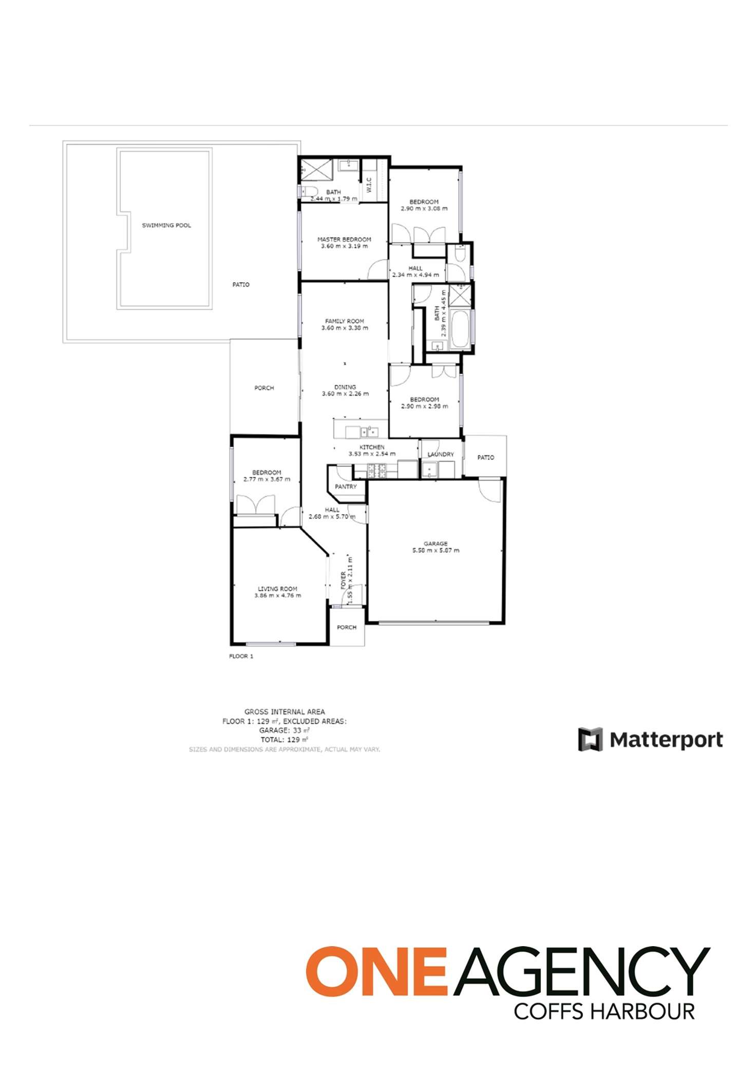 Floorplan of Homely house listing, 24 Coachmans Close, Korora NSW 2450