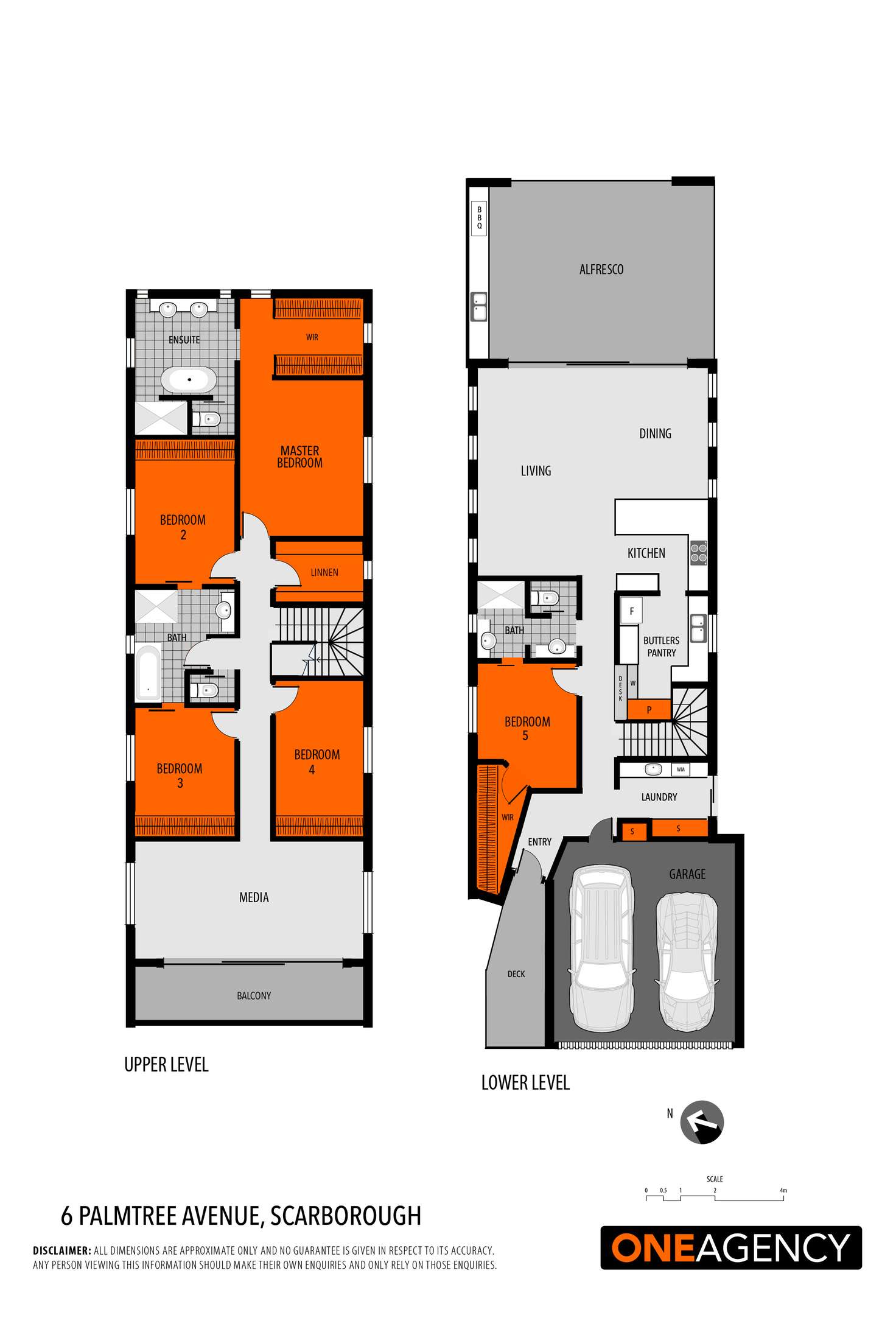 Floorplan of Homely house listing, 6 Palmtree Avenue, Scarborough QLD 4020